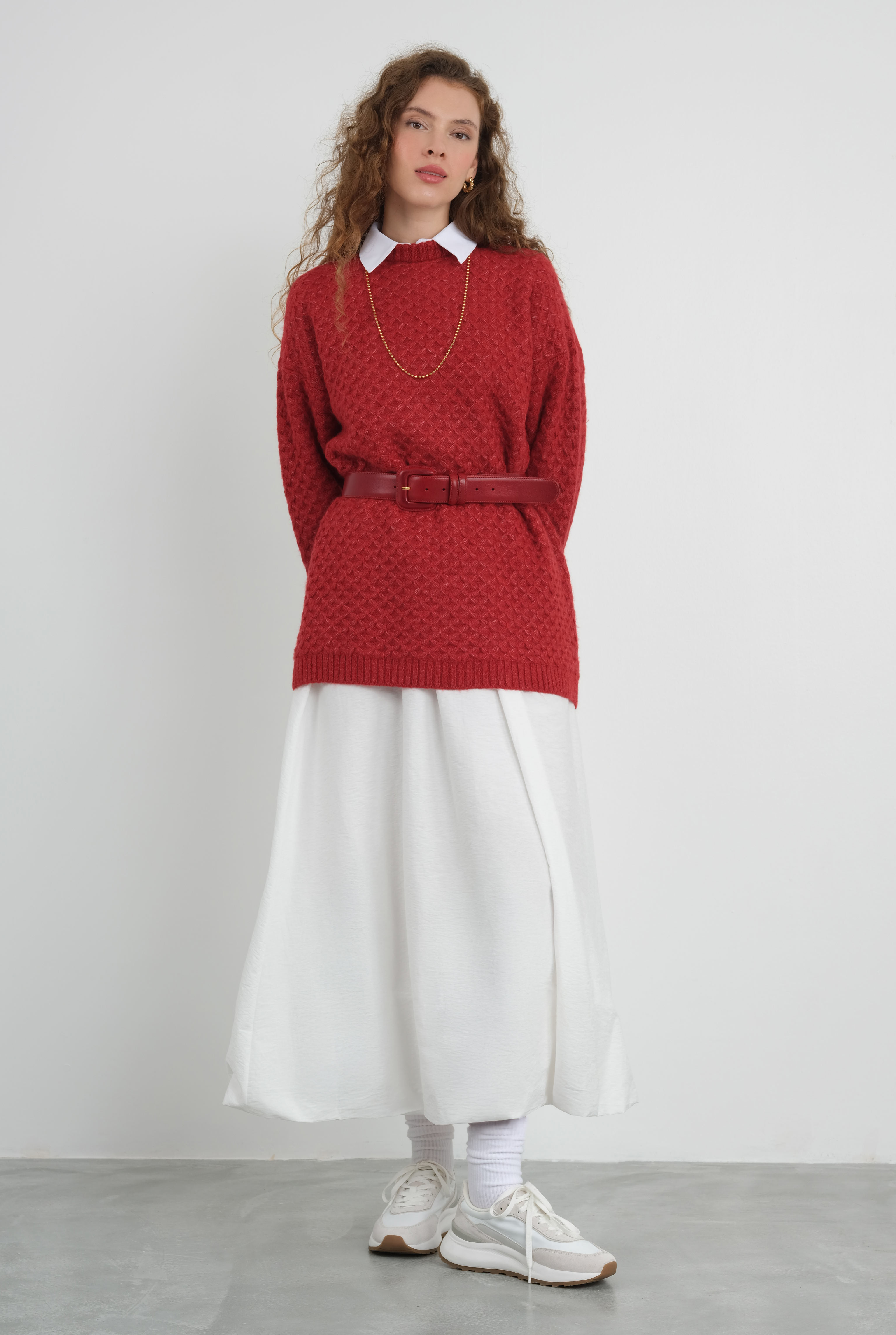 Balloon Skirt White - 3
