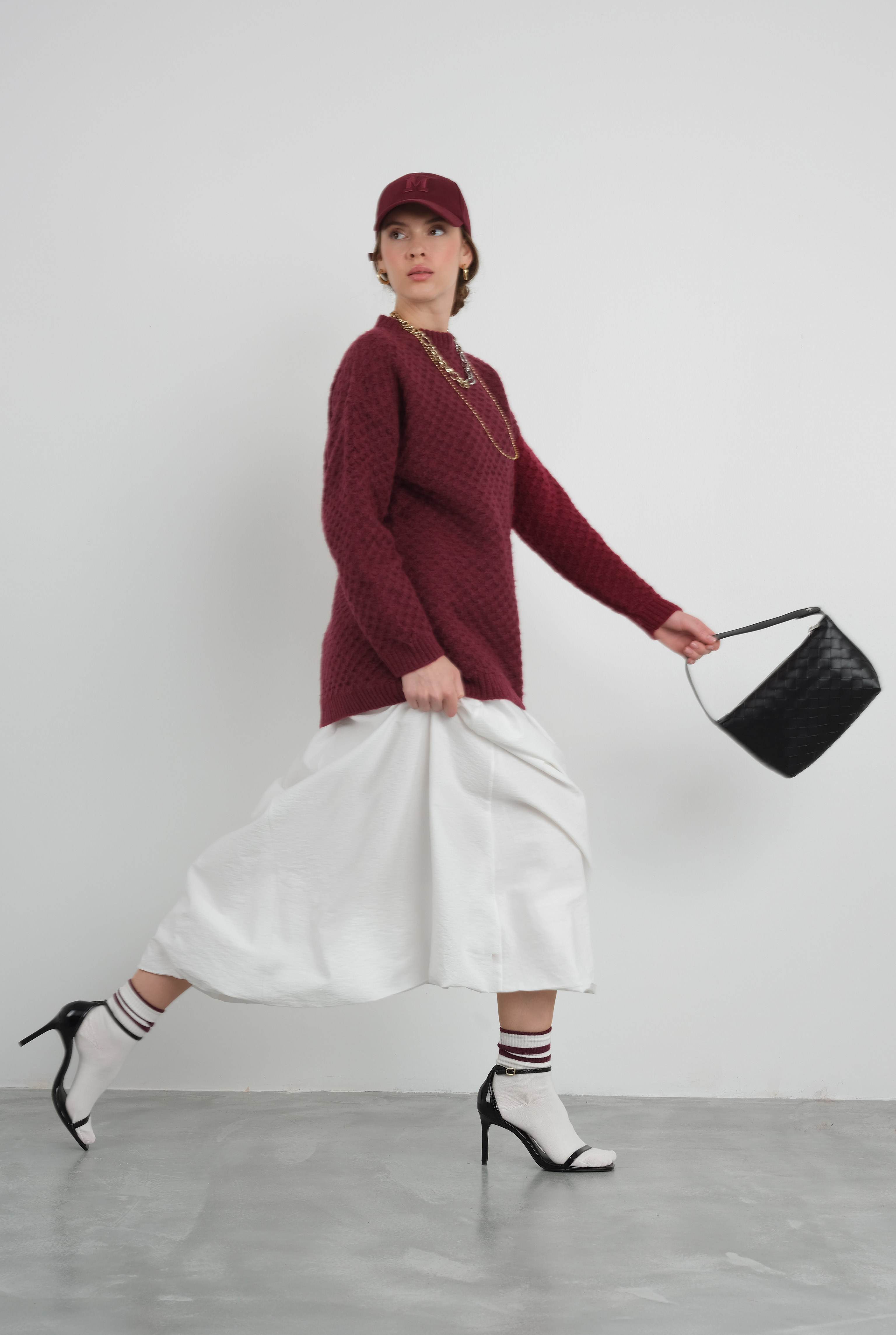 Balloon Skirt White - 5