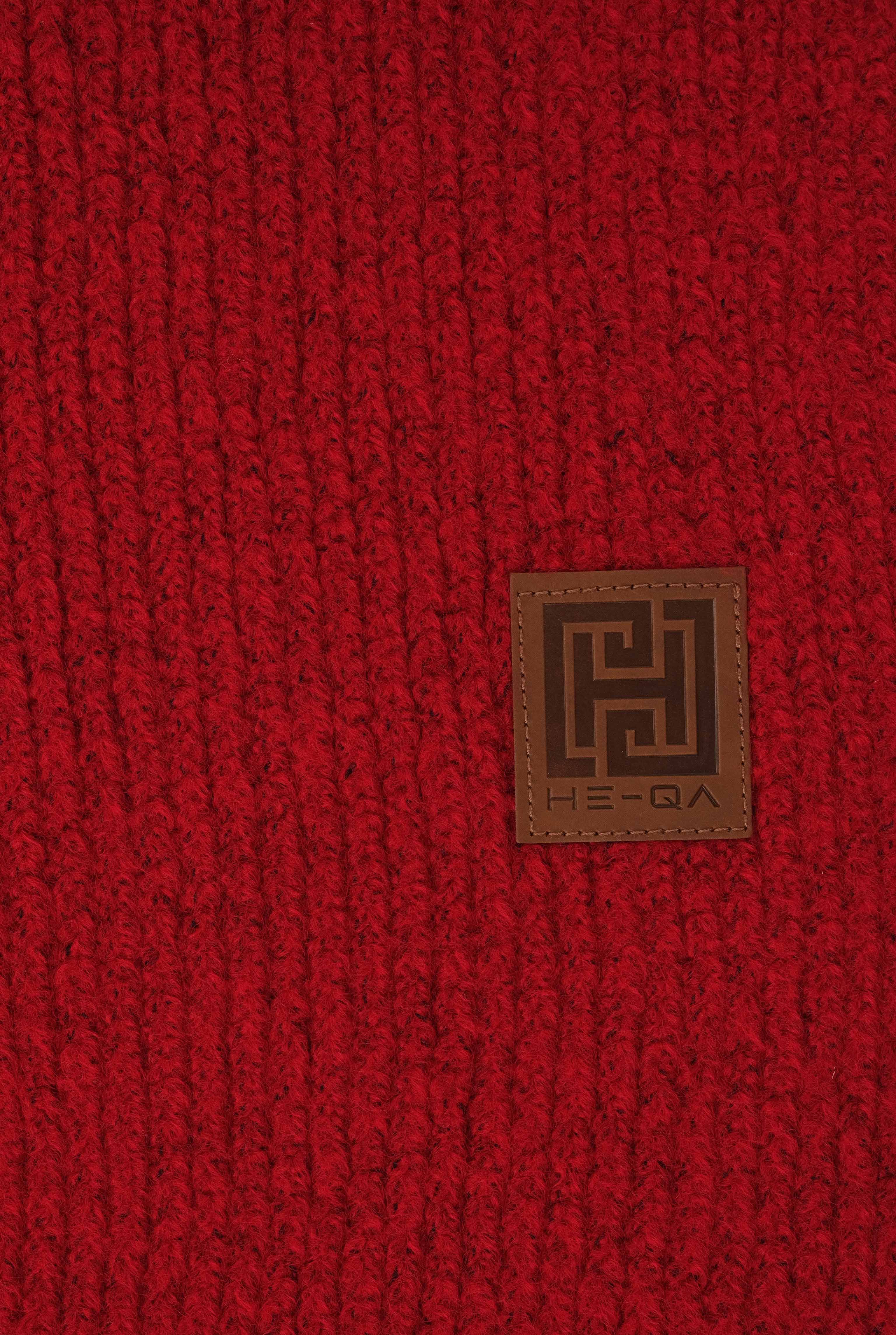 Knitted Kerchief Red - 11