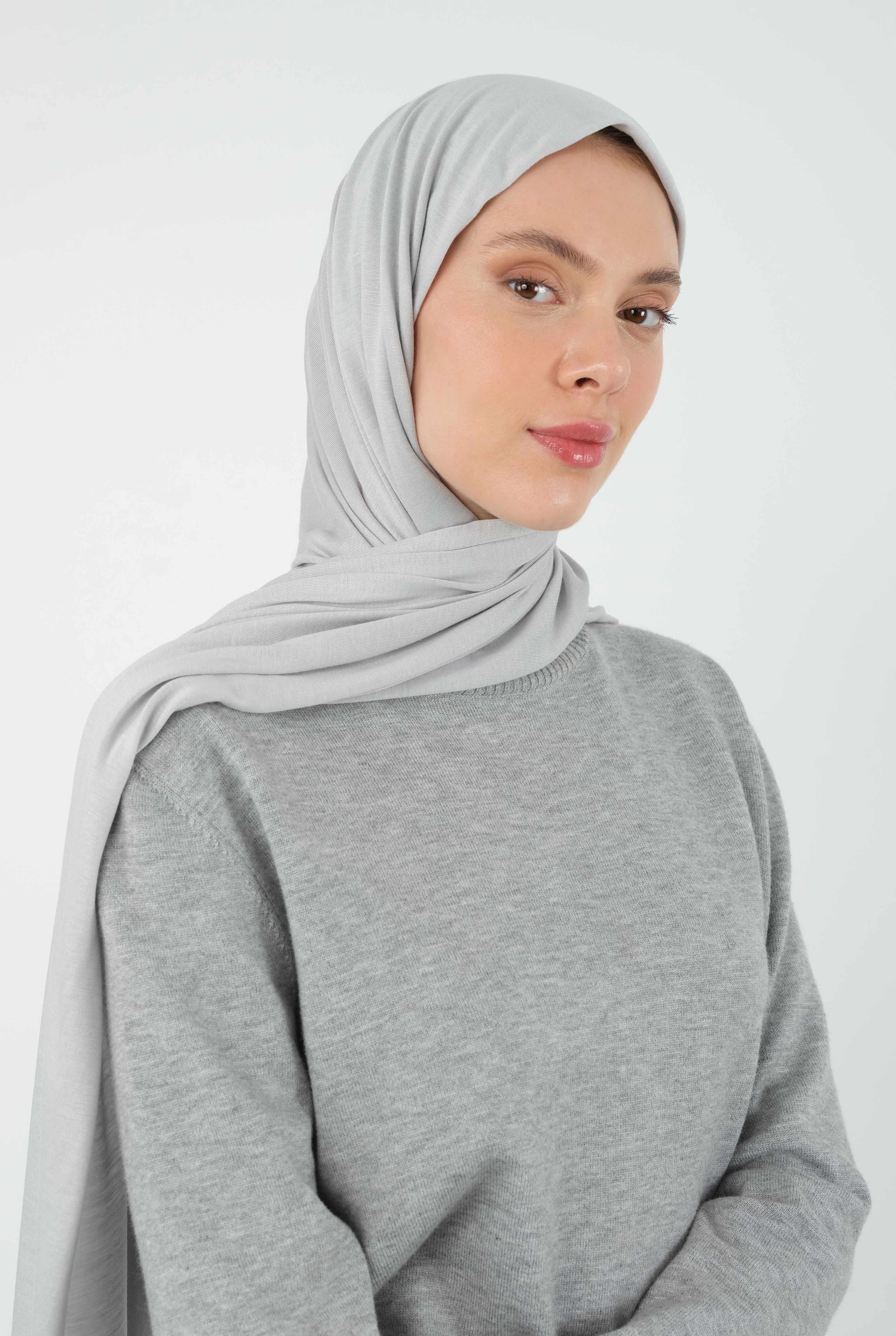 Combed Shawl Light Gray - 4