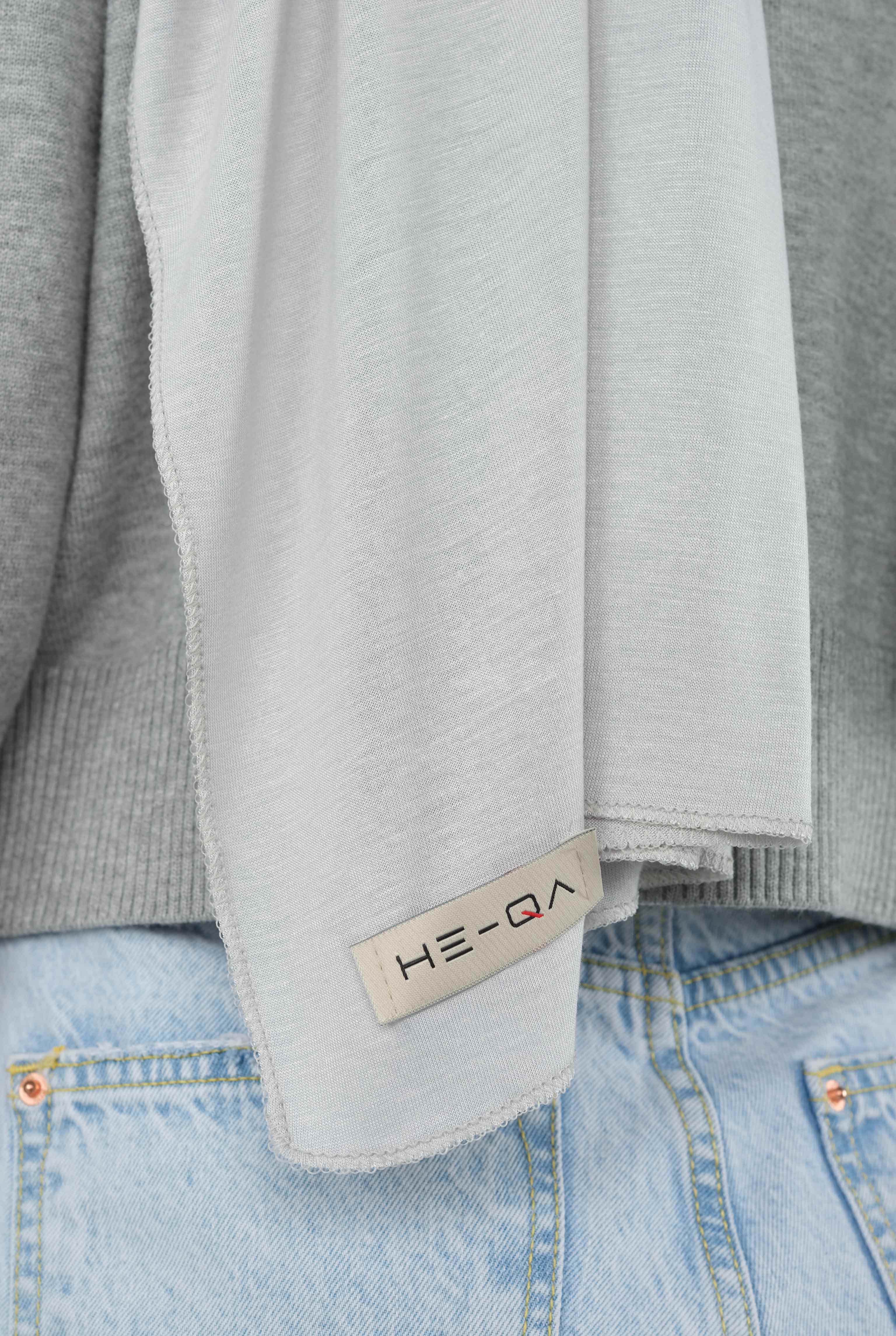 Combed Shawl Light Gray - 5