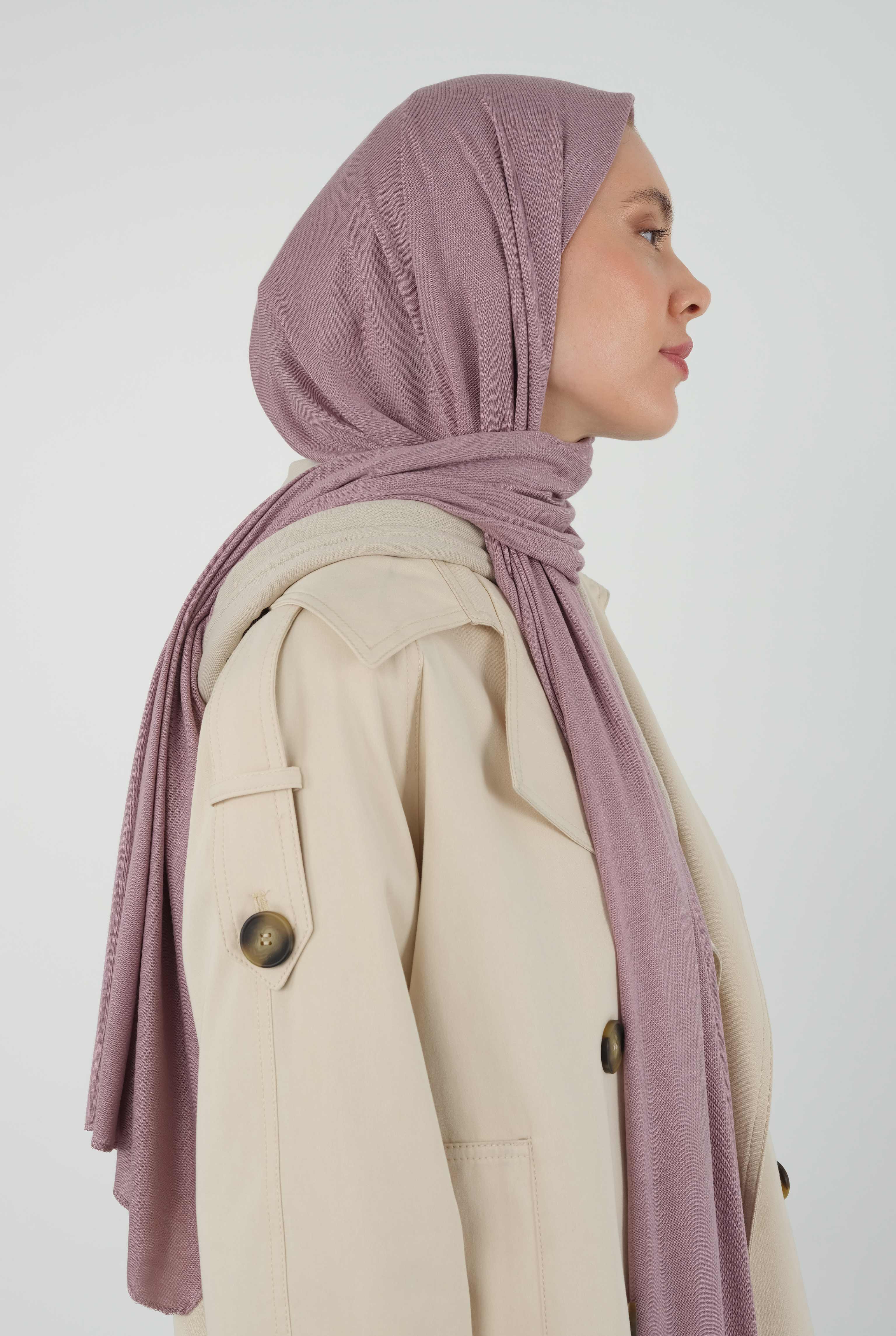 Combed Shawl Light Rose Powder - 2