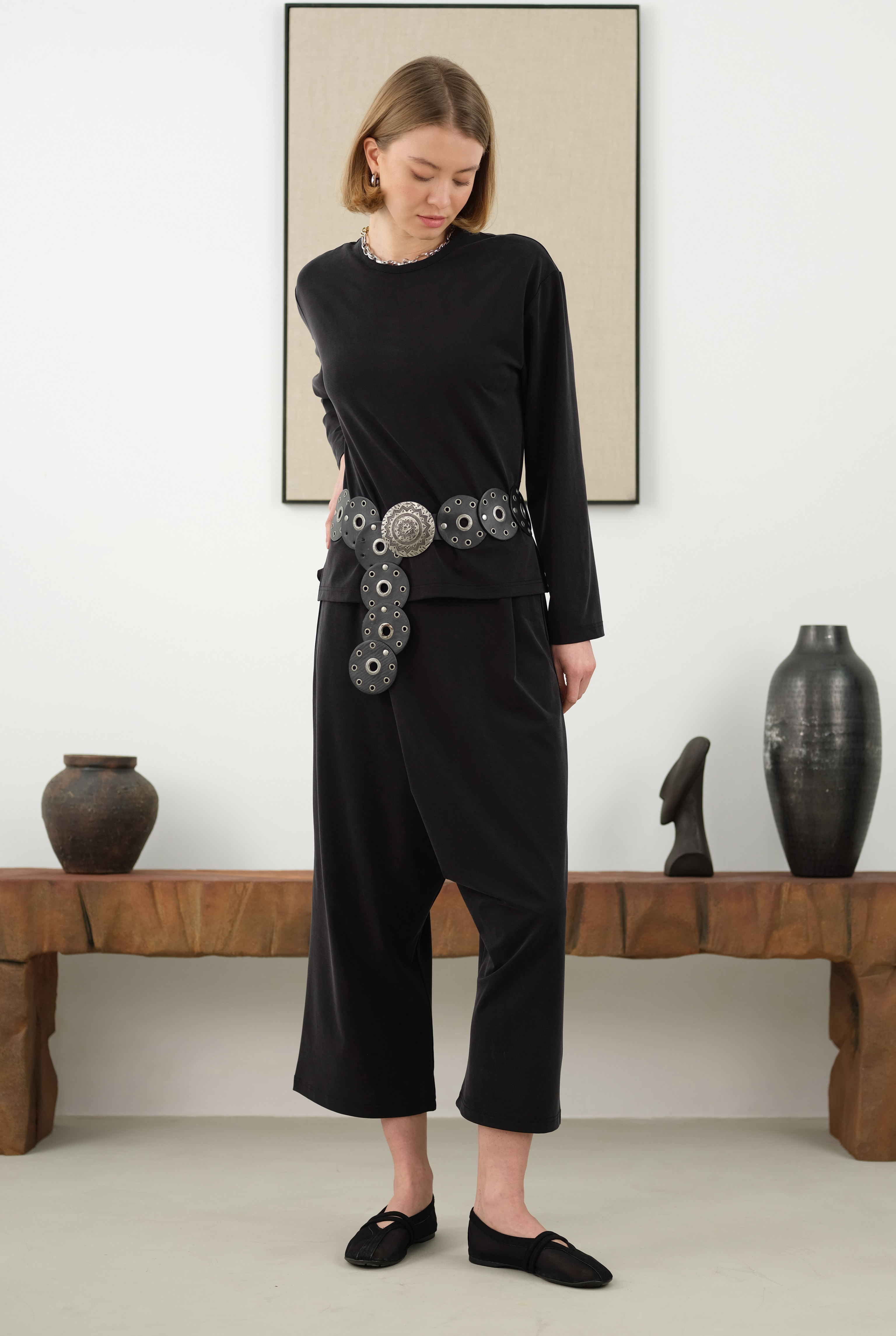 Stonewash Modal Set Black - 2