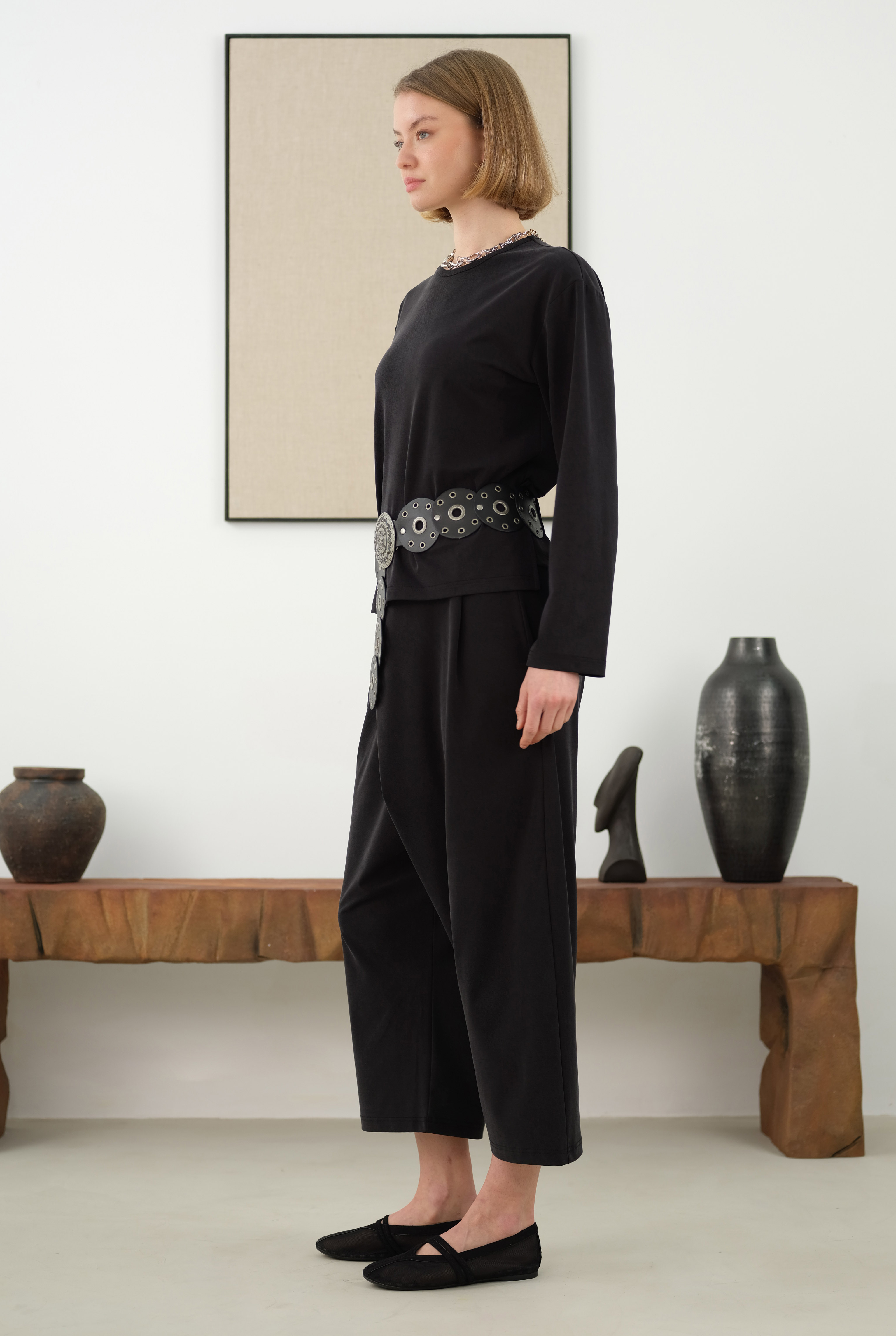 Stonewash Modal Set Black - 3