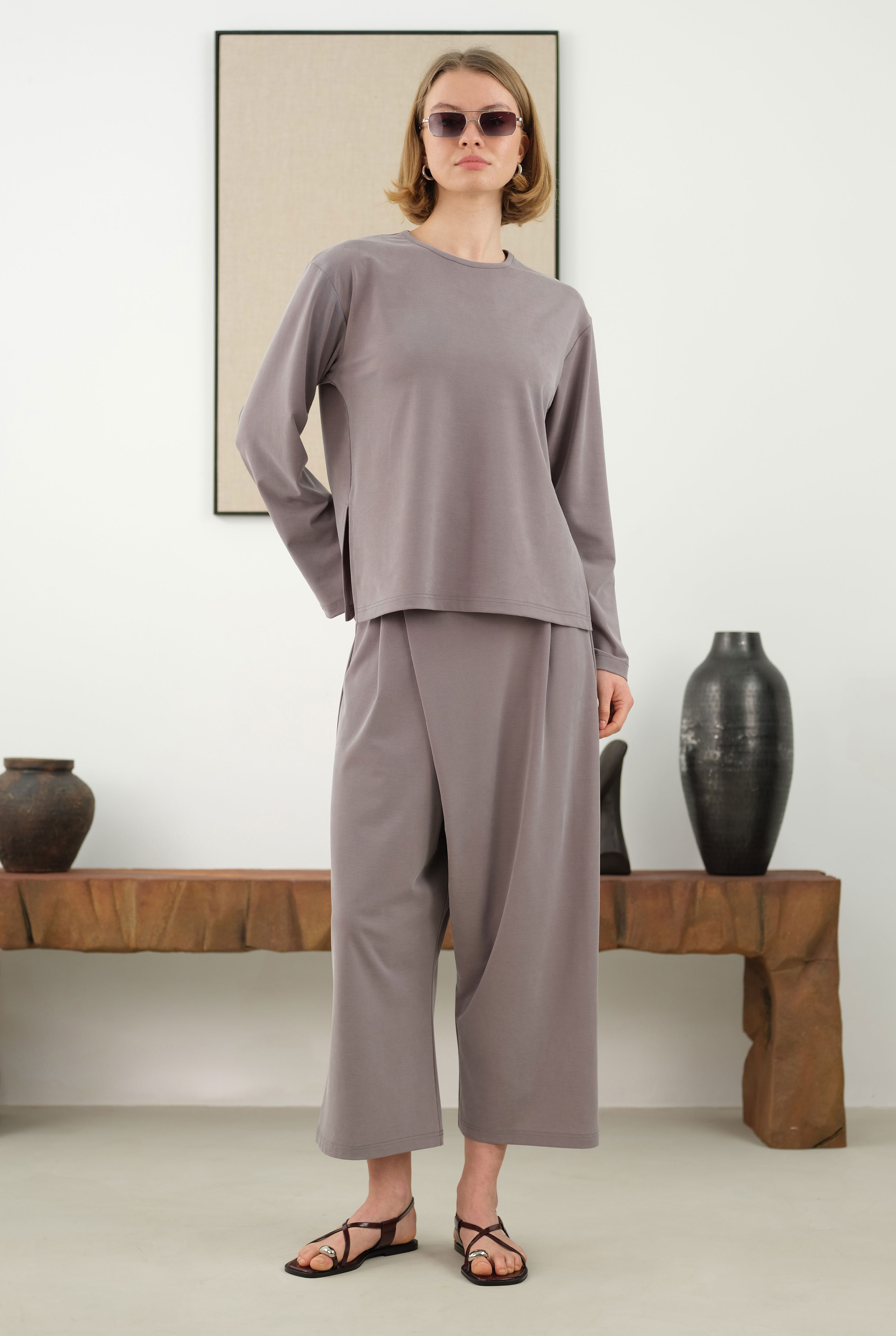 Stonewash Modal Set Grayish - 2