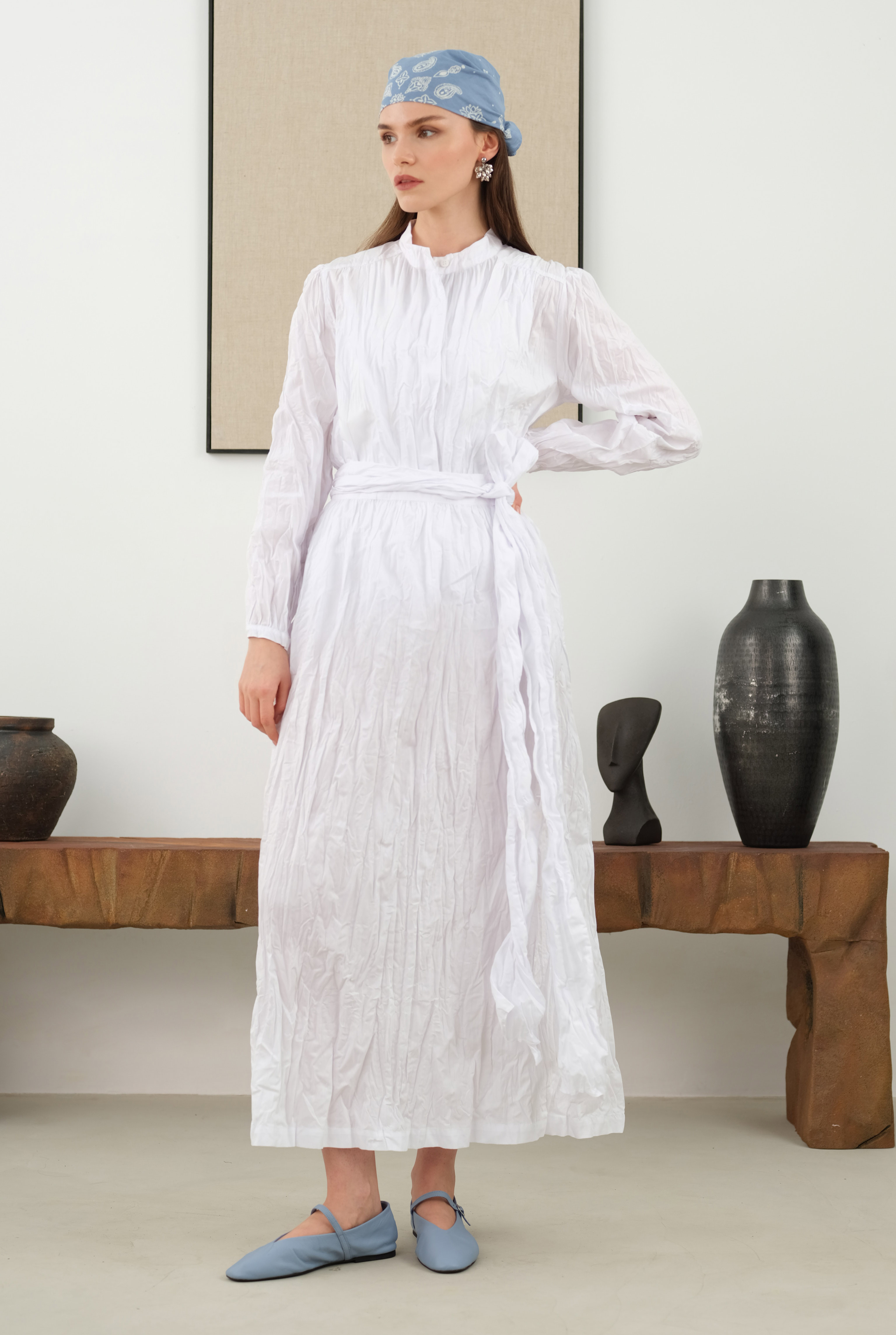 Wrinkled Set White - HE-QA
