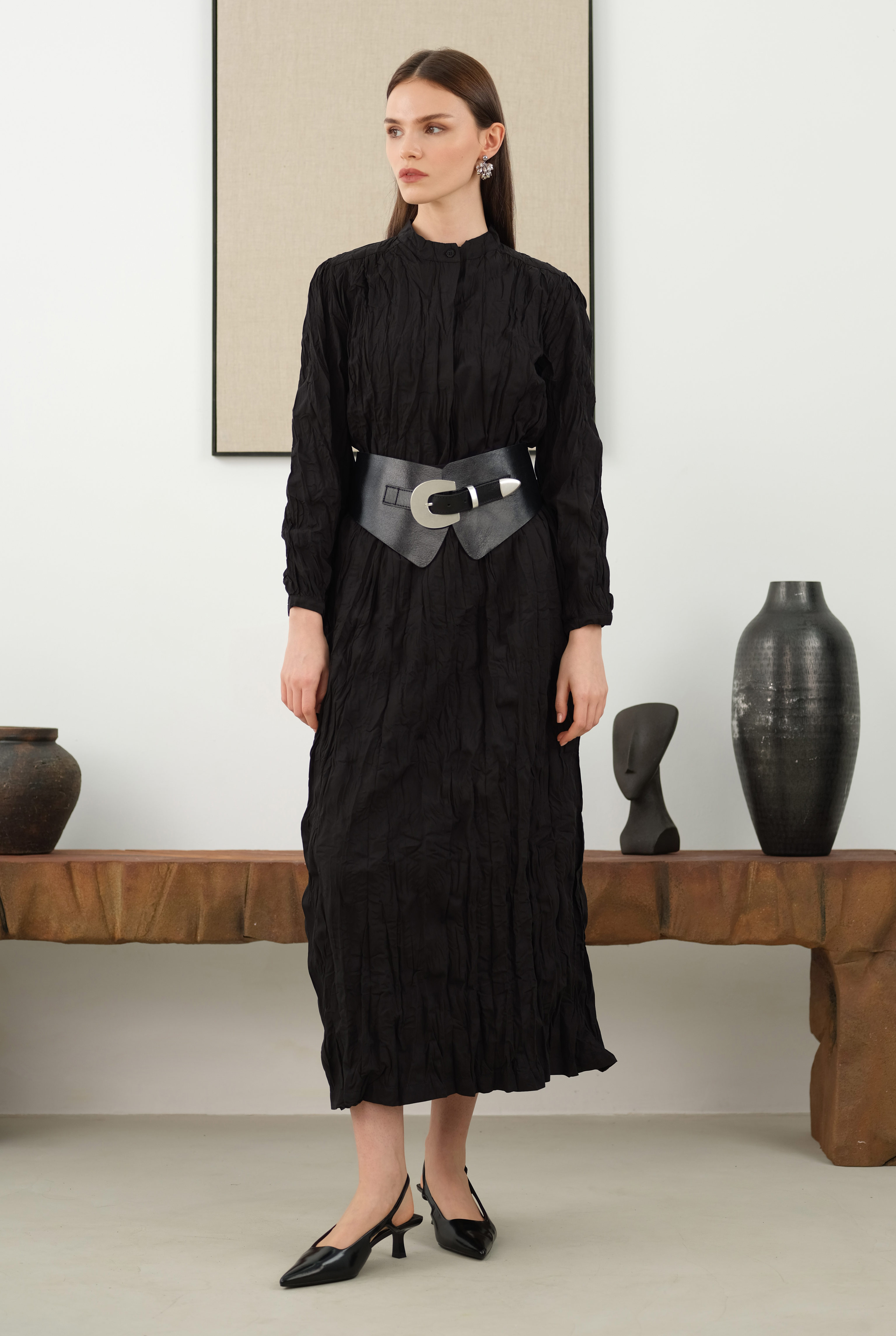 Wrinkled Set Black - HE-QA