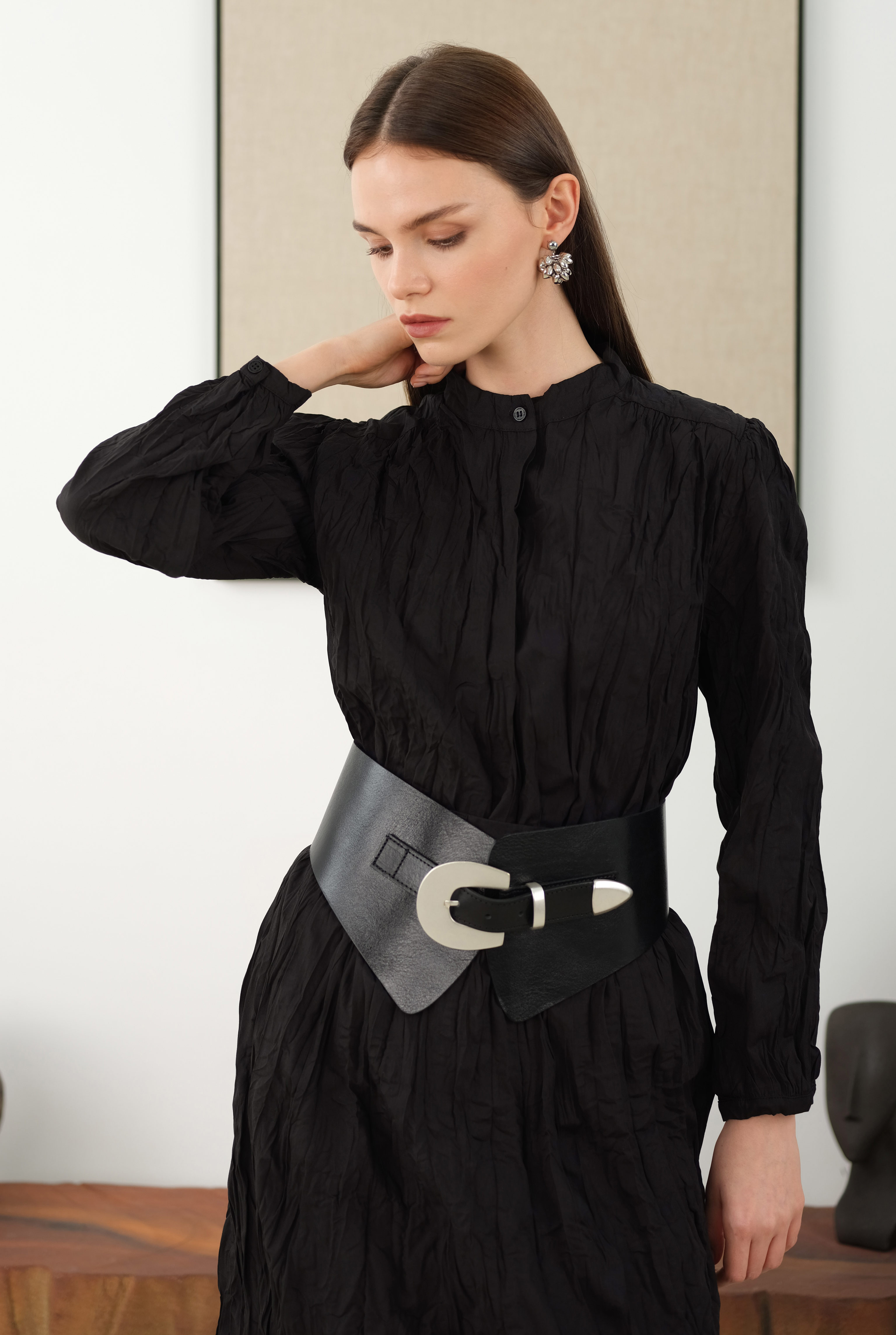 Wrinkled Set Black - 3