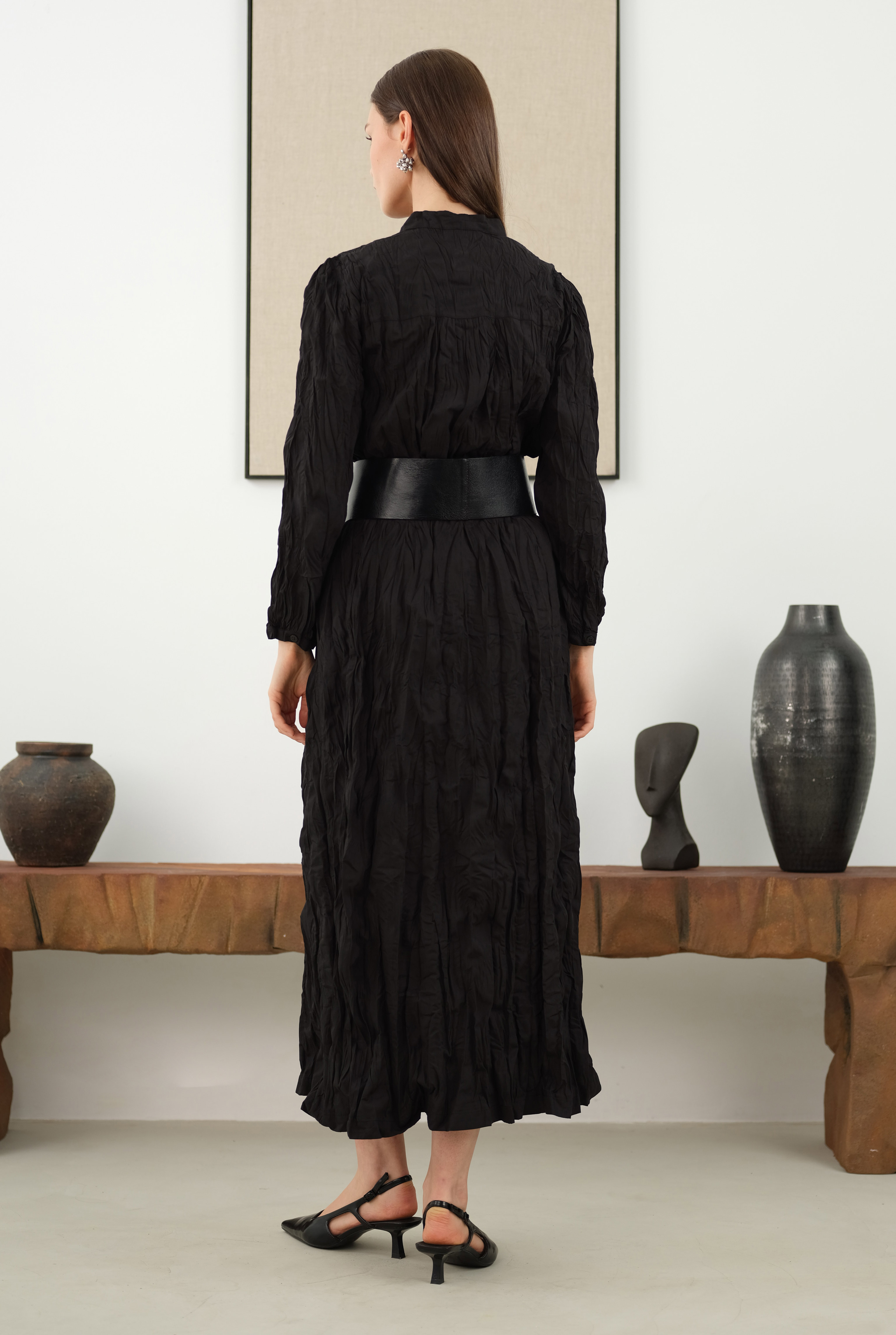 Wrinkled Set Black - 5
