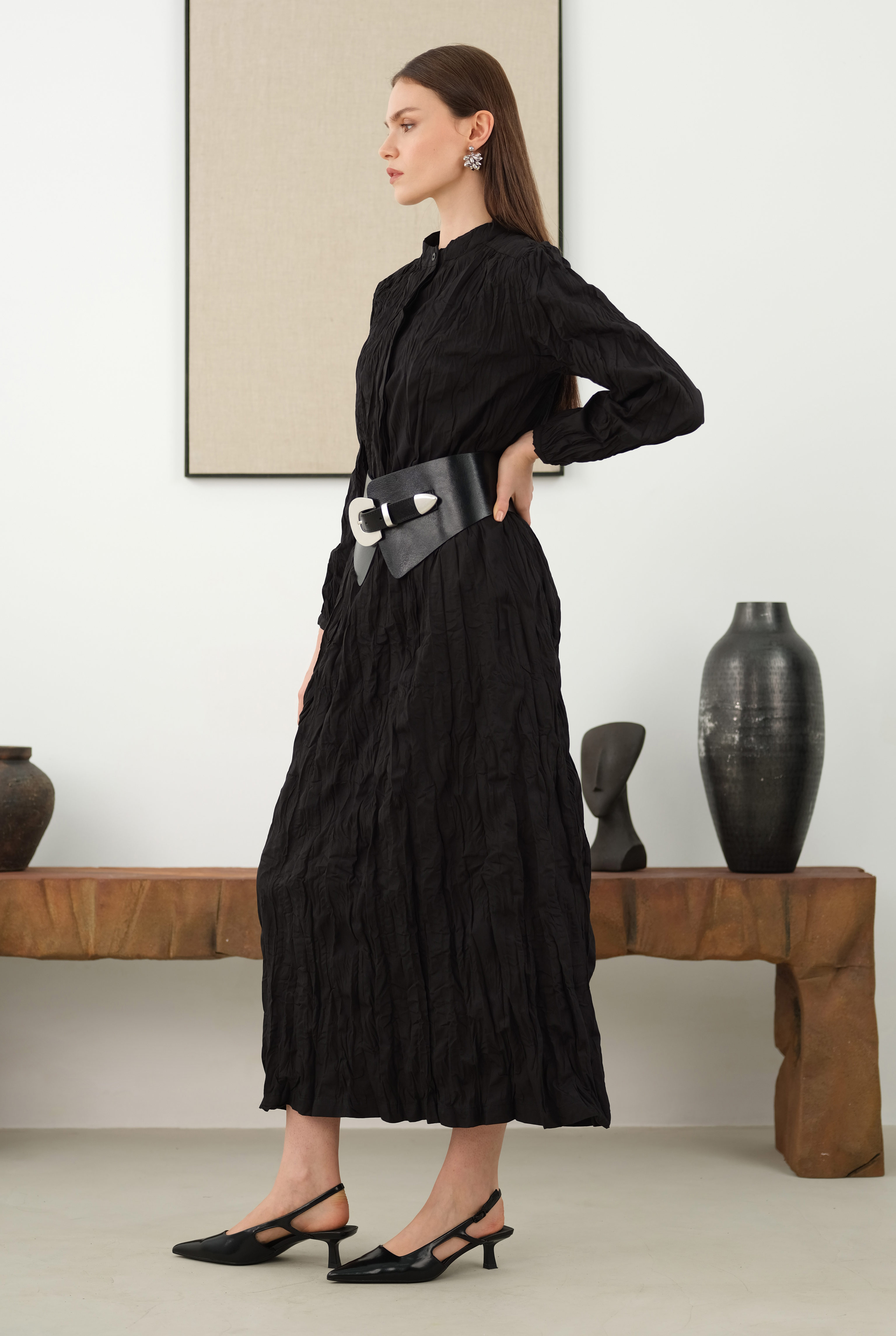 Wrinkled Set Black - 6
