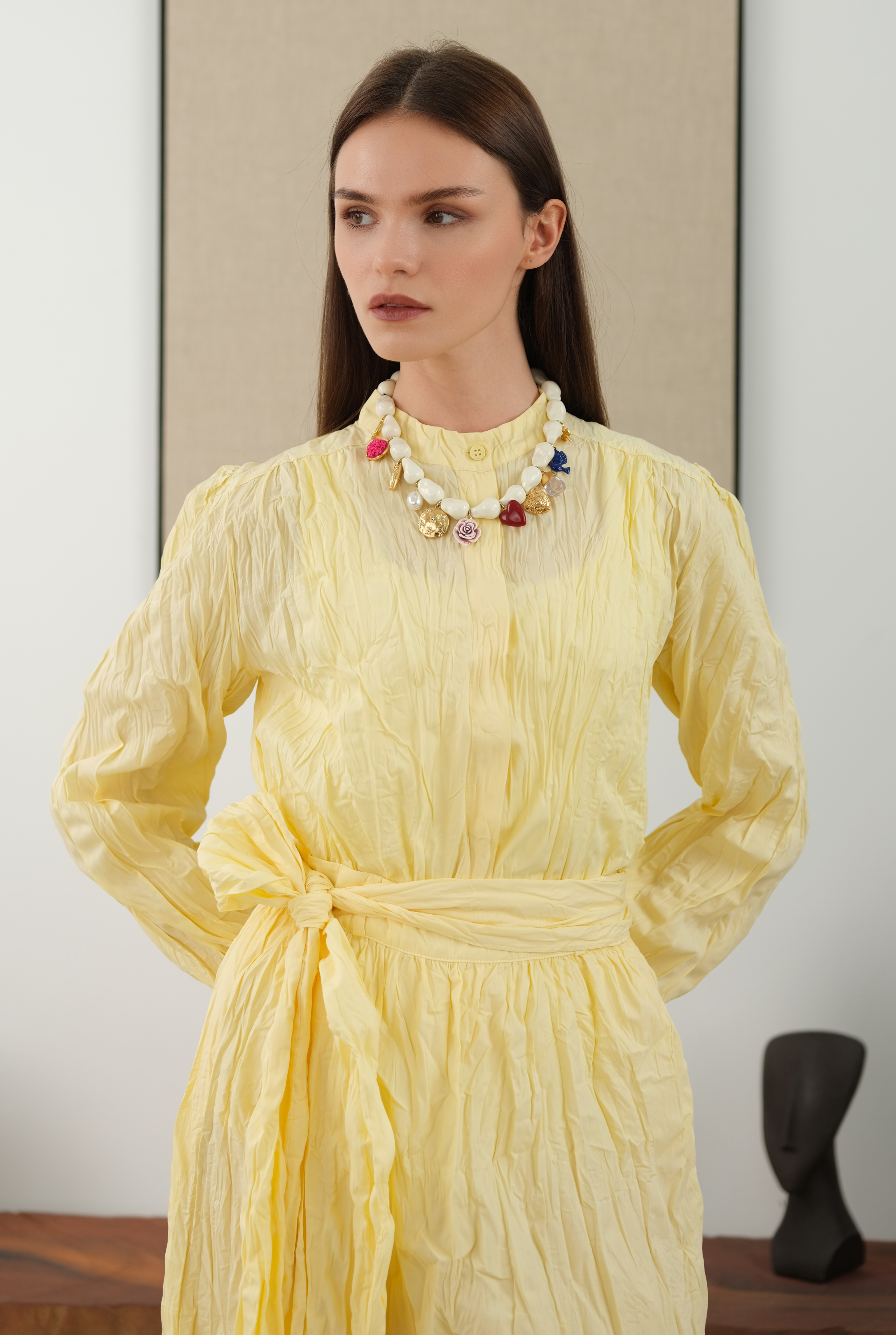 Wrinkled Set Soft Yellow - 4