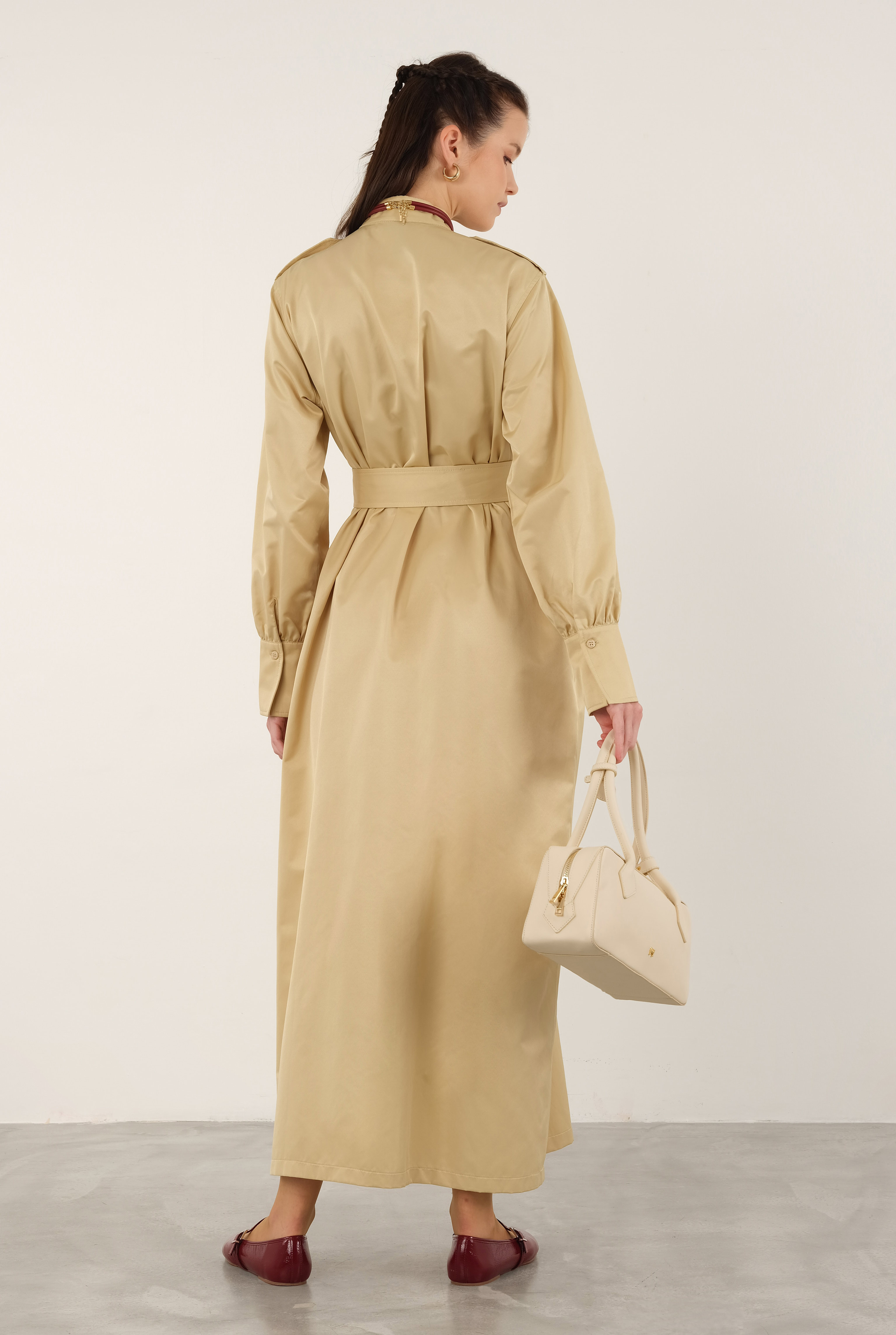 Epaulet Dress Honey Bubble - 3