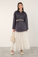 Poplin Shirt Short Fume 