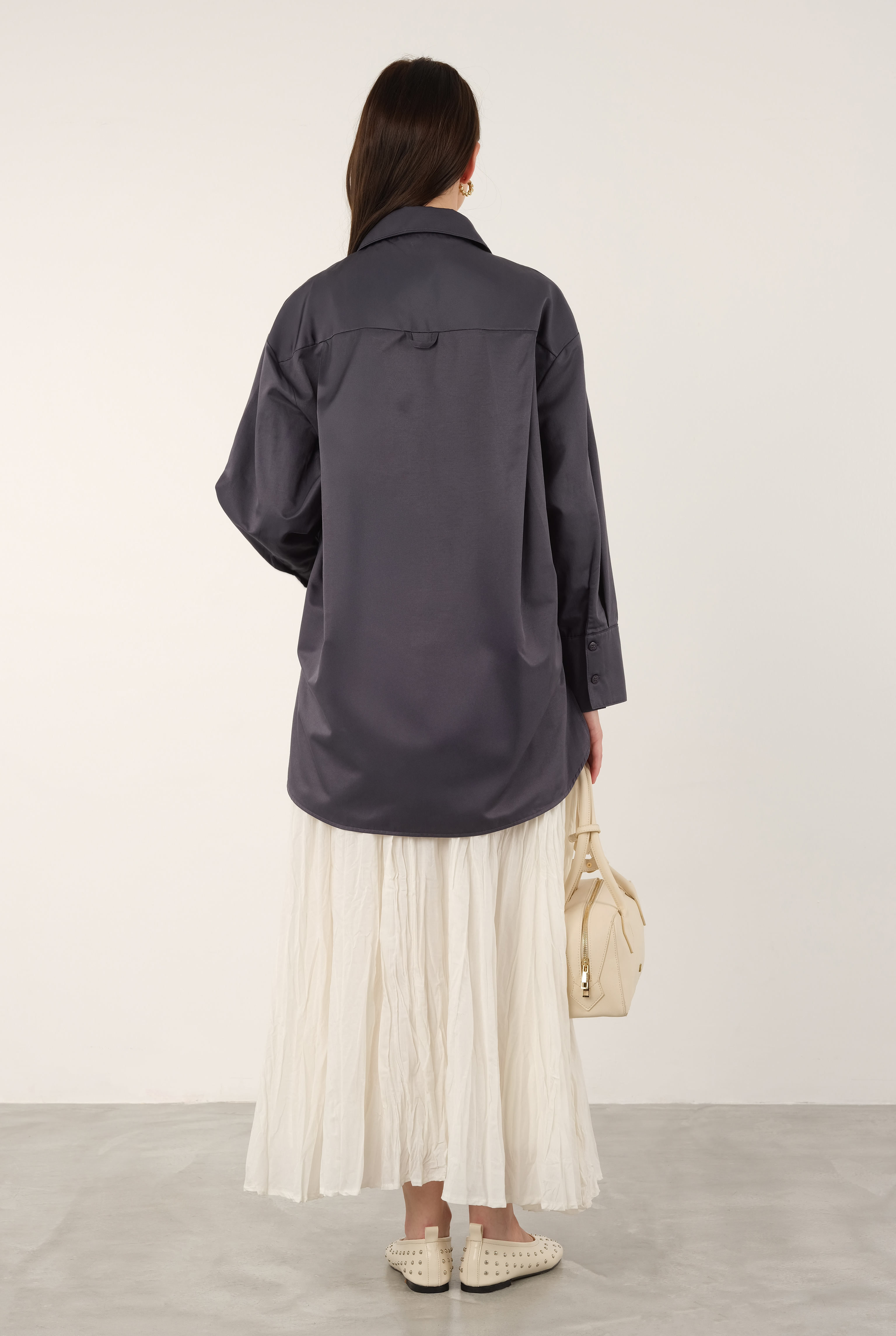 Poplin Shirt Short Fume - 4