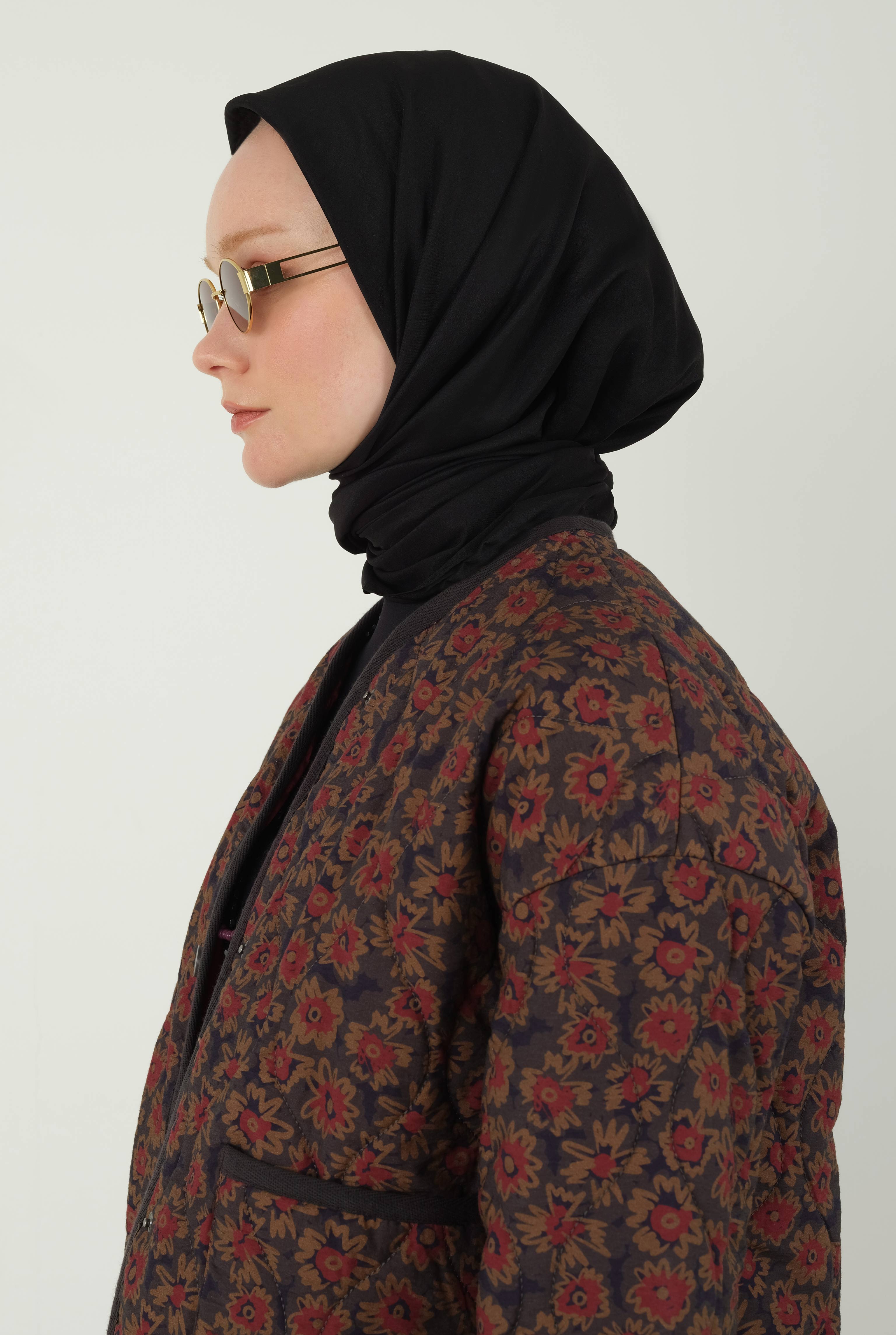 Soft Wrinkled Scarf Black - 7