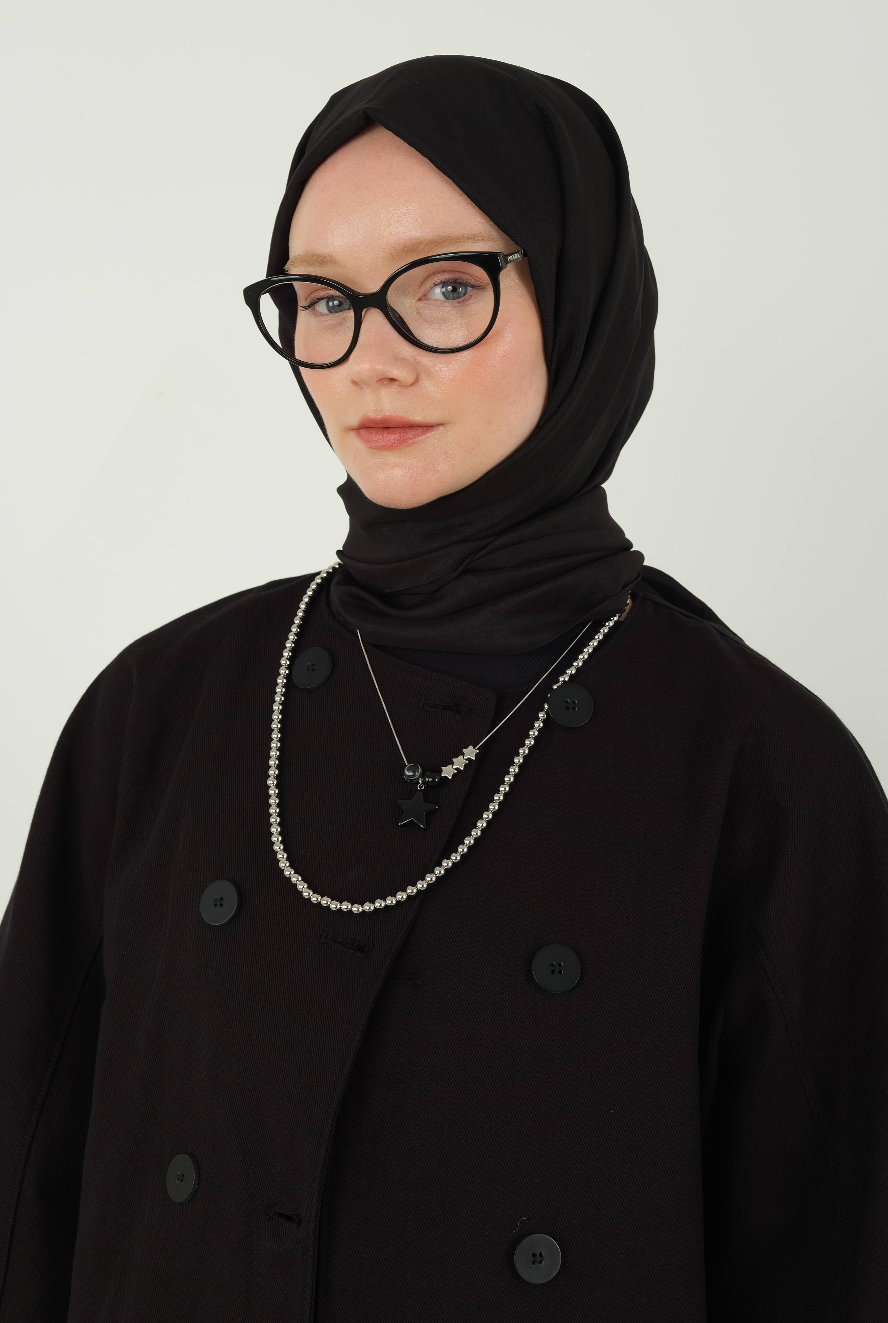 Soft Kraş Şal Siyah - HE-QA