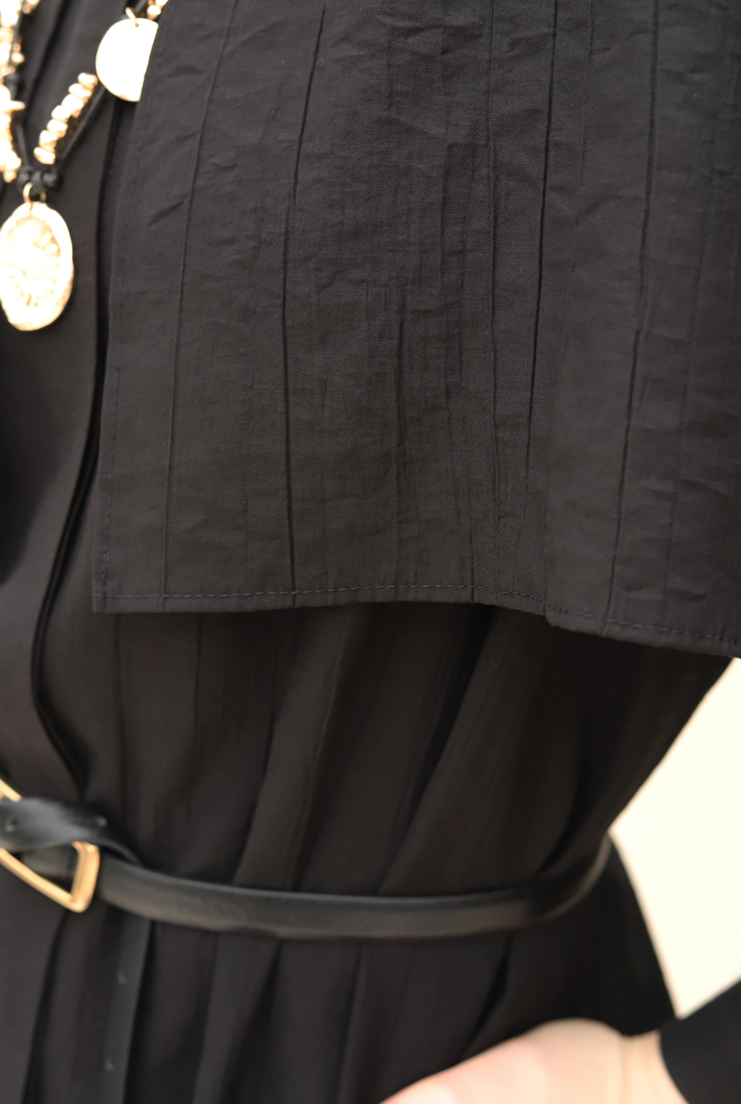 Dress With Apron Black - 11