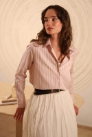 Striped Fit Shirt Pink 
