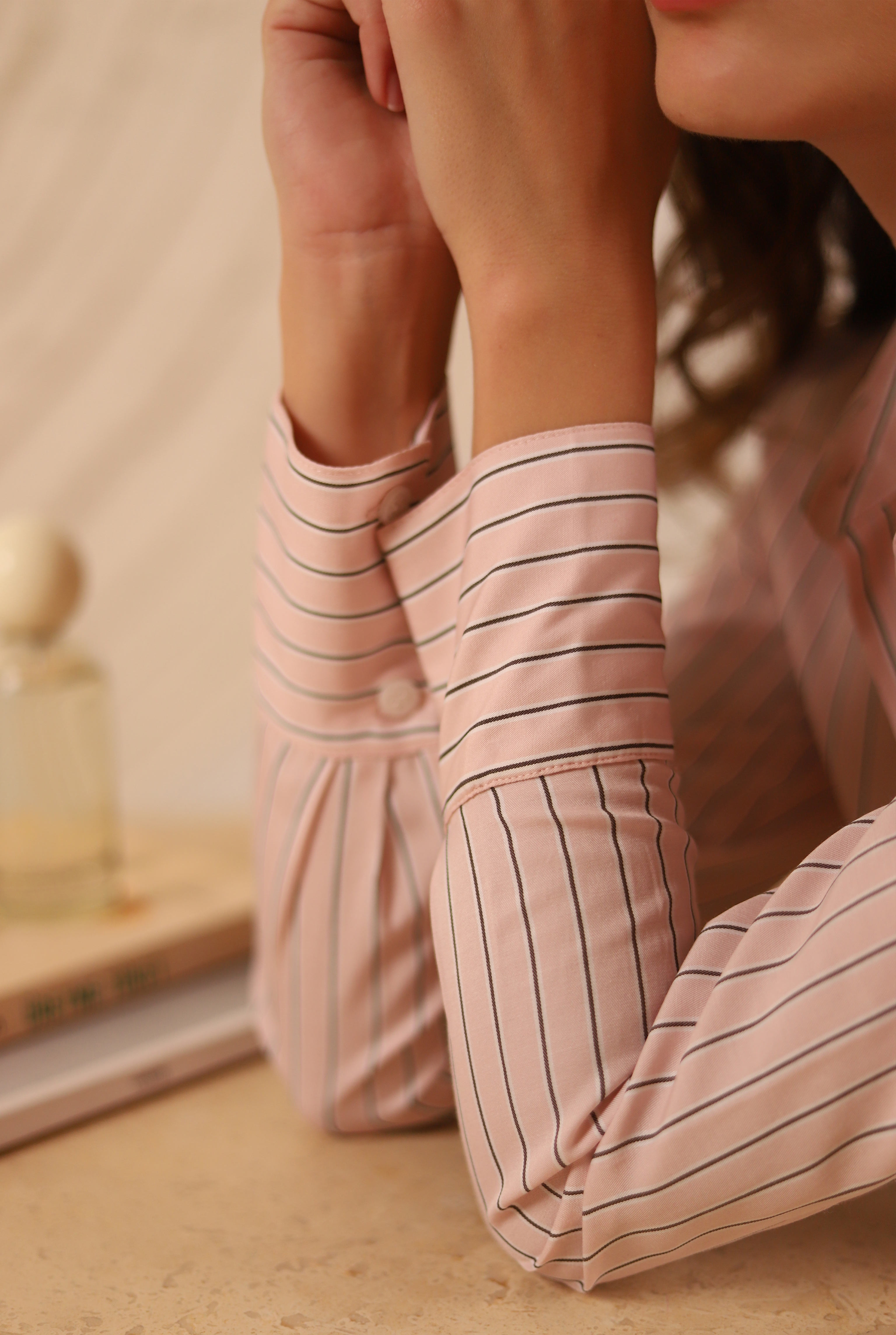 Striped Fit Shirt Pink - 2