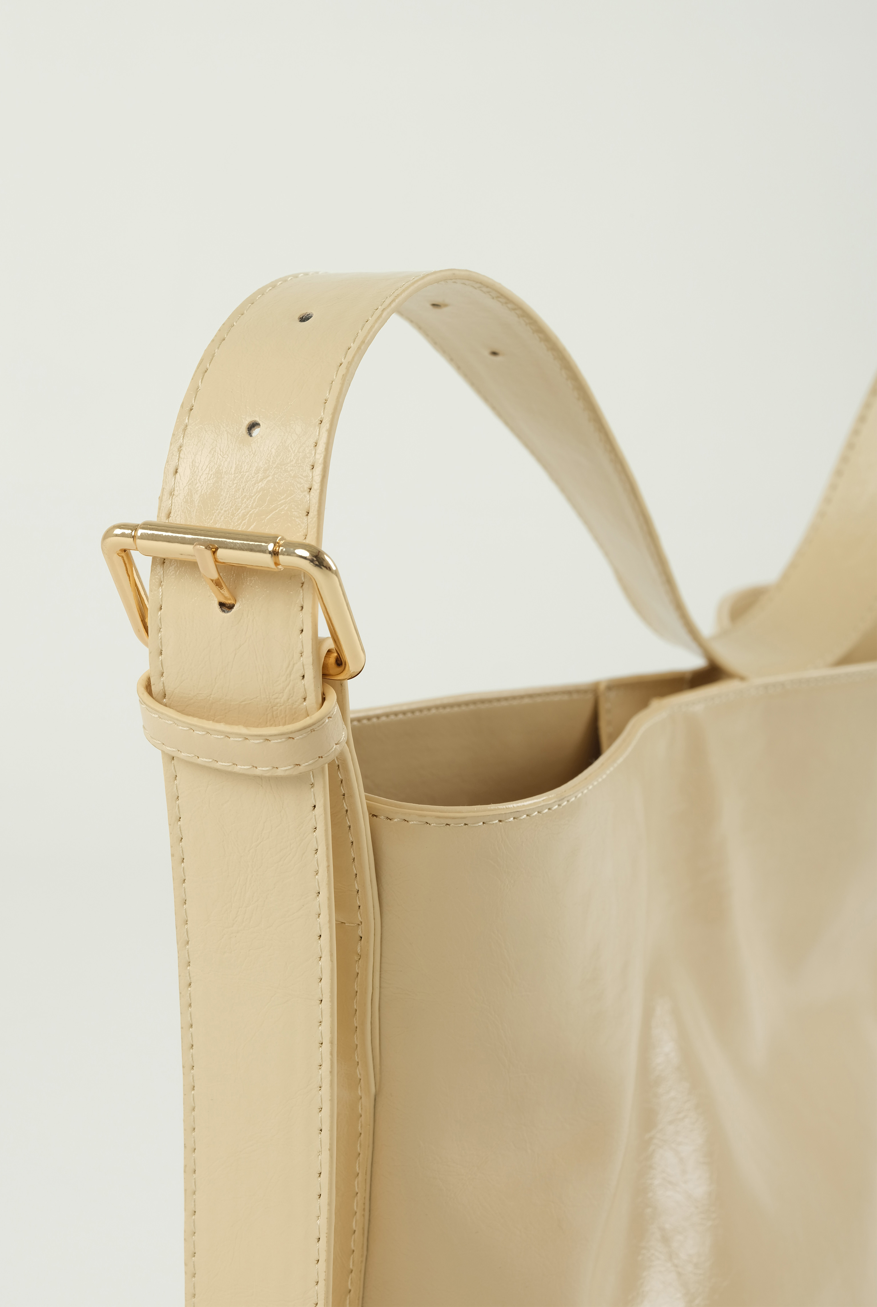 Leather Tote Bag Butter Yellow - 10