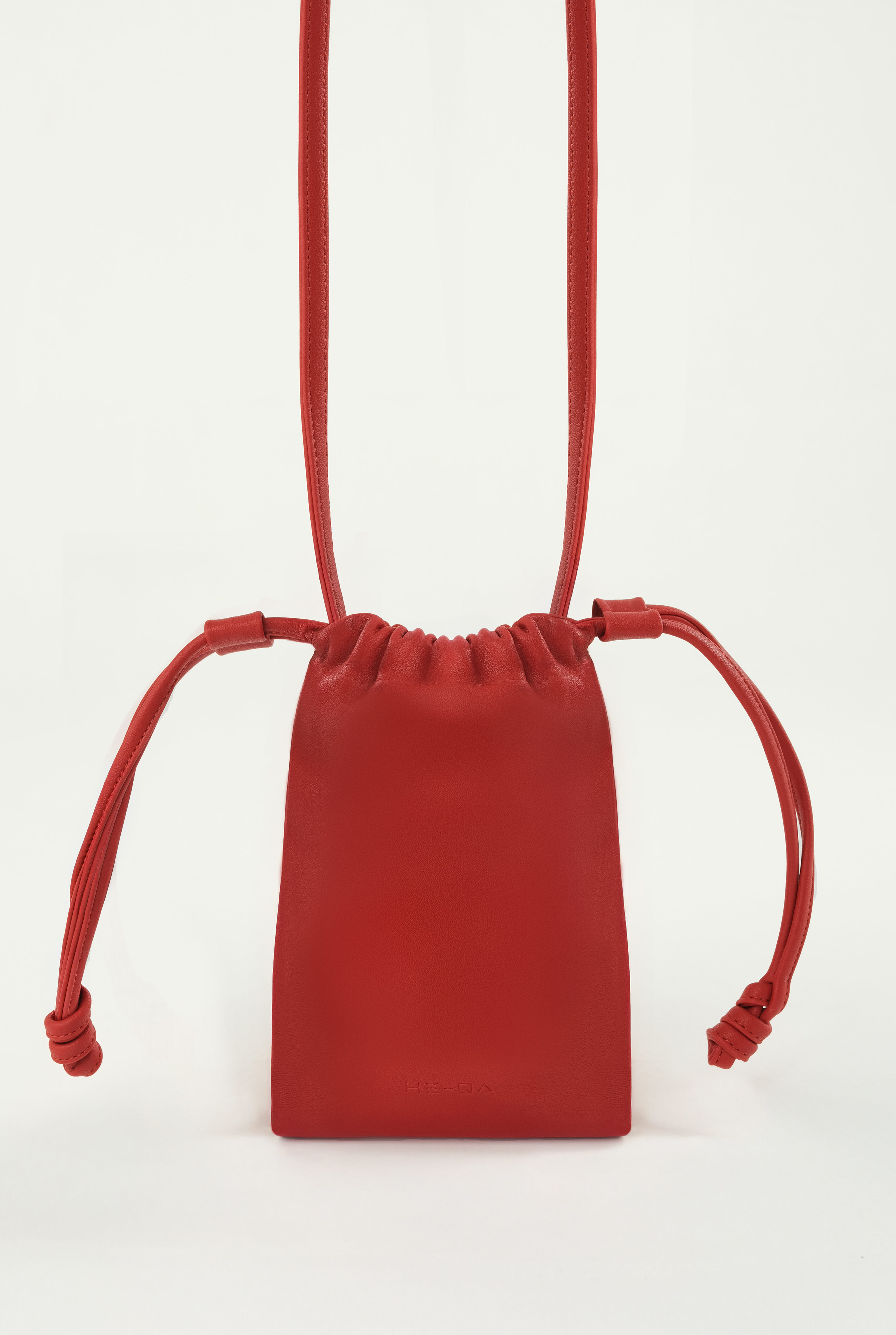 Mini Drawstring Bag Red - 4