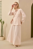 Pamuk Keten Etek Soft Pembe 