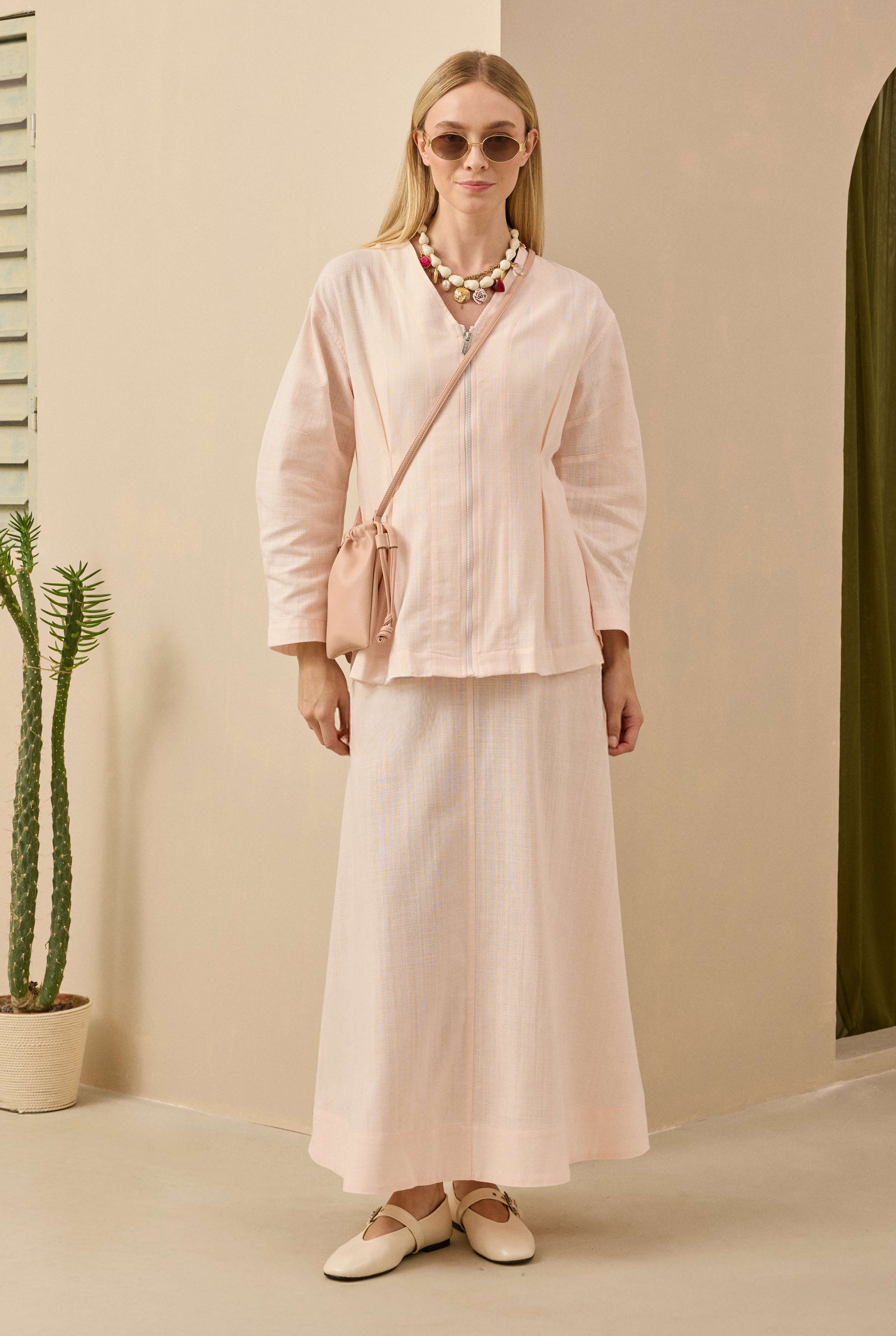Pamuk Keten Etek Soft Pembe - 3