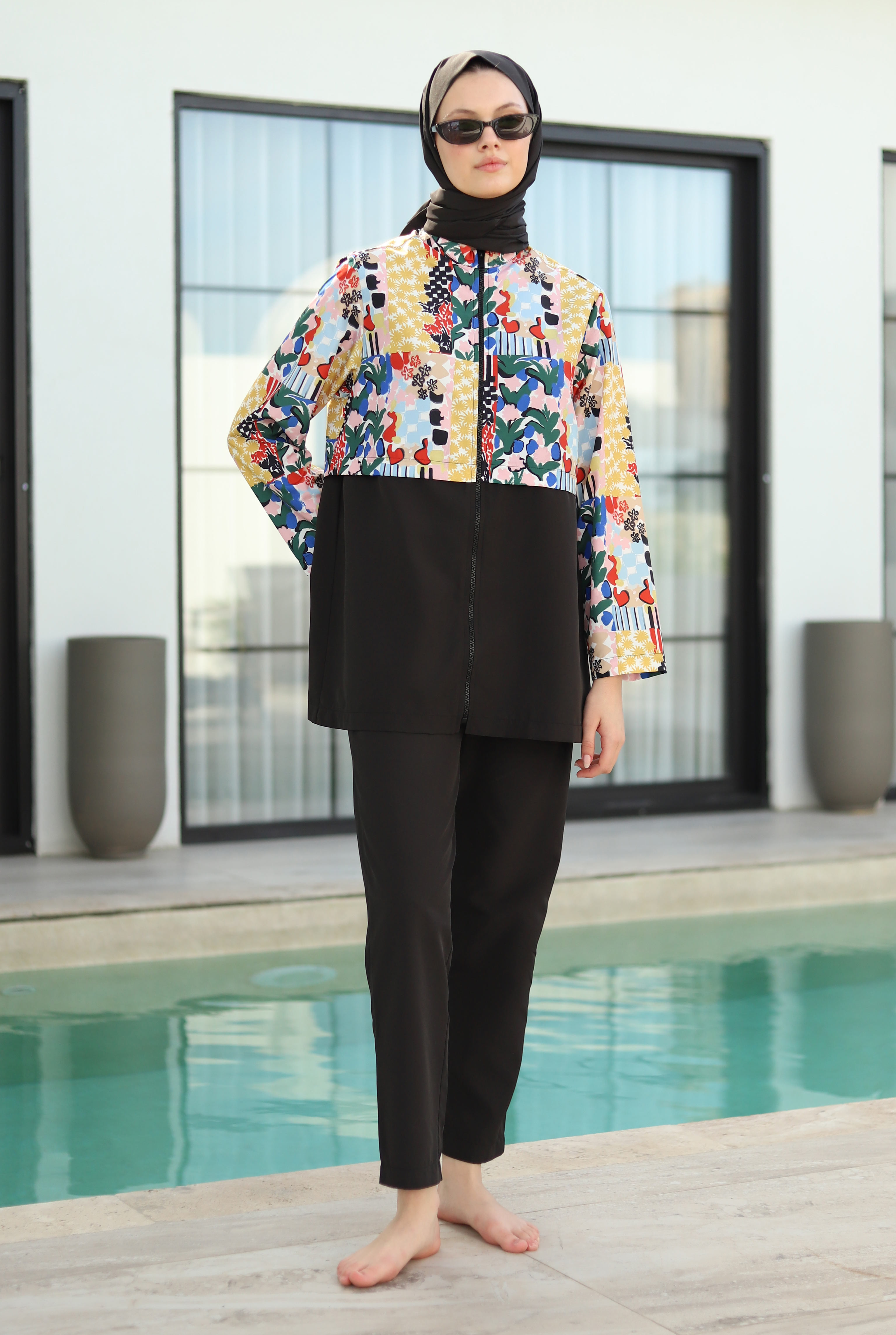 Modest Swimsuit Trousers Black - 2