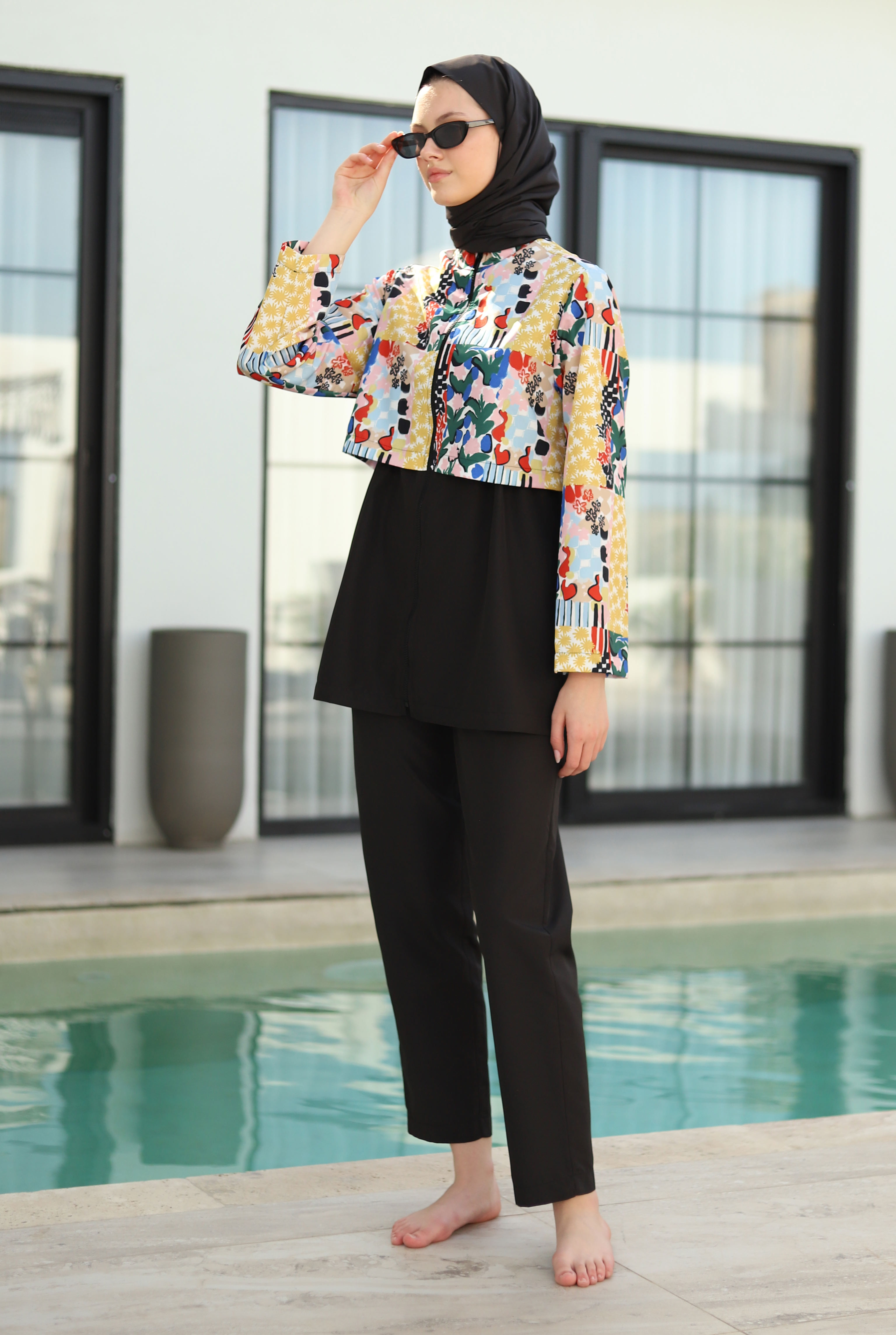 Modest Swimsuit Trousers Black - 3