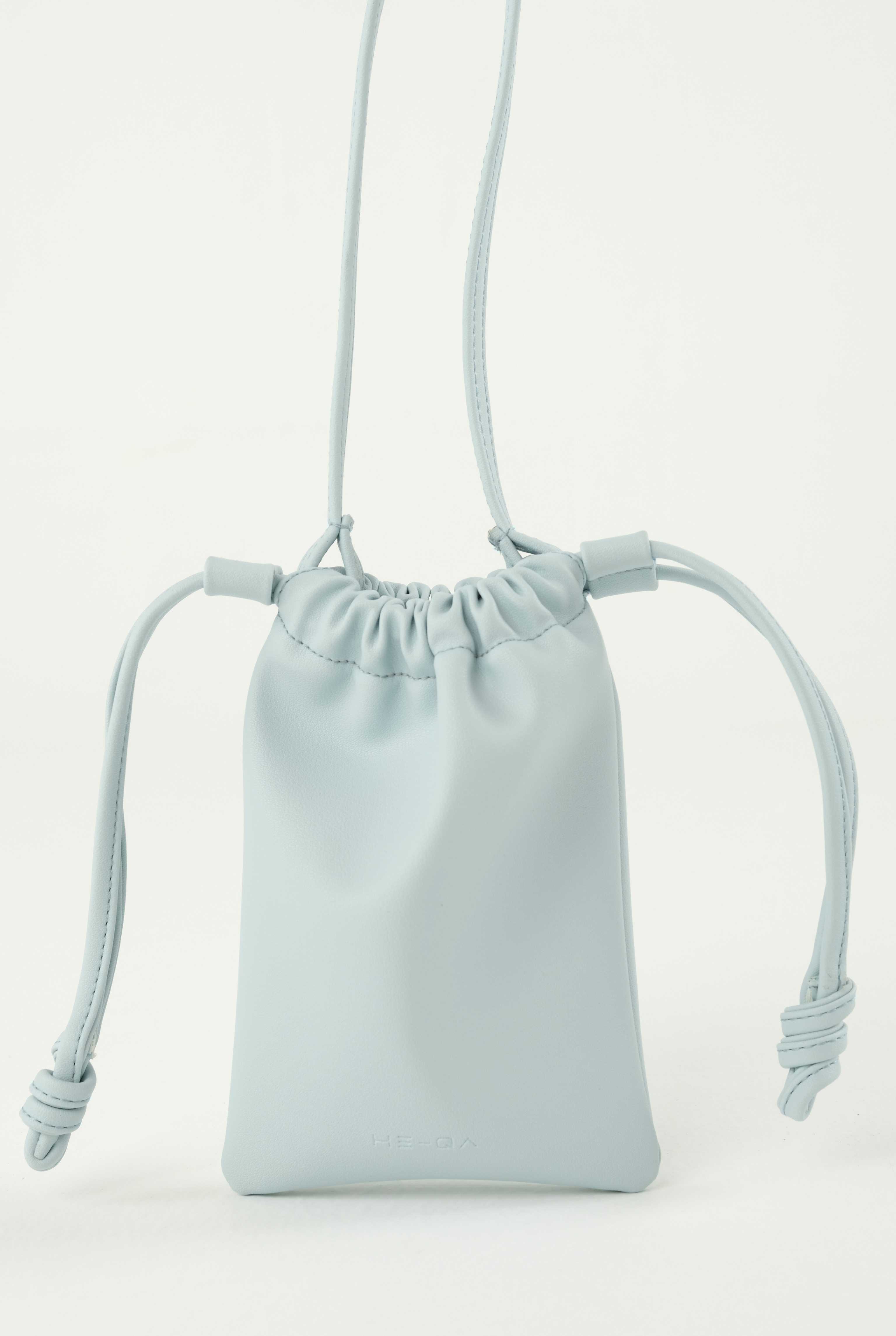 Mini Drawstring Bag Baby Blue - 3