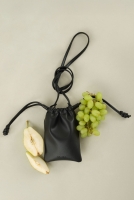 Mini Drawstring Bag Black 