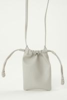Mini Drawstring Bag Gray 