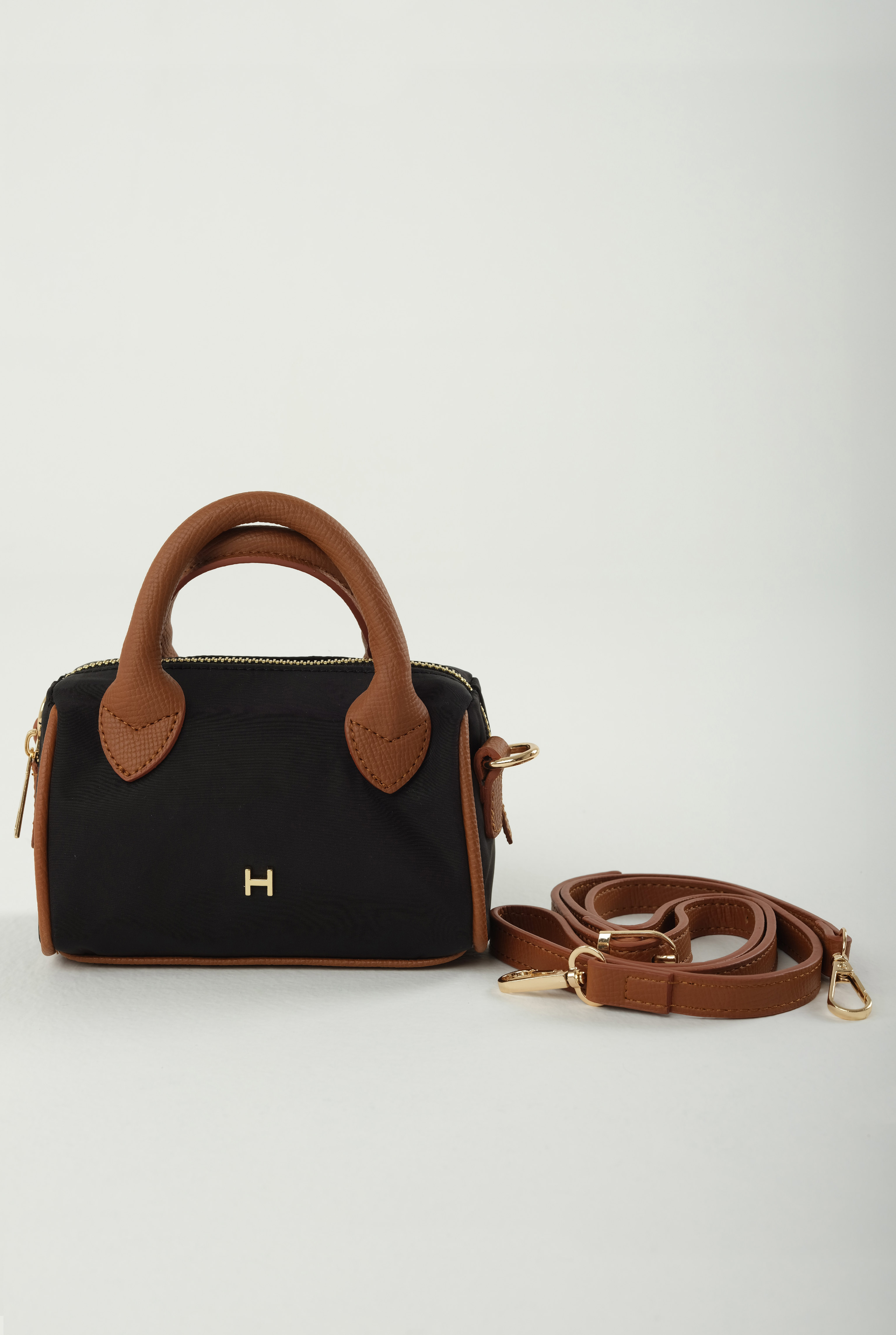 Mini Bag Black-Tan - HE-QA