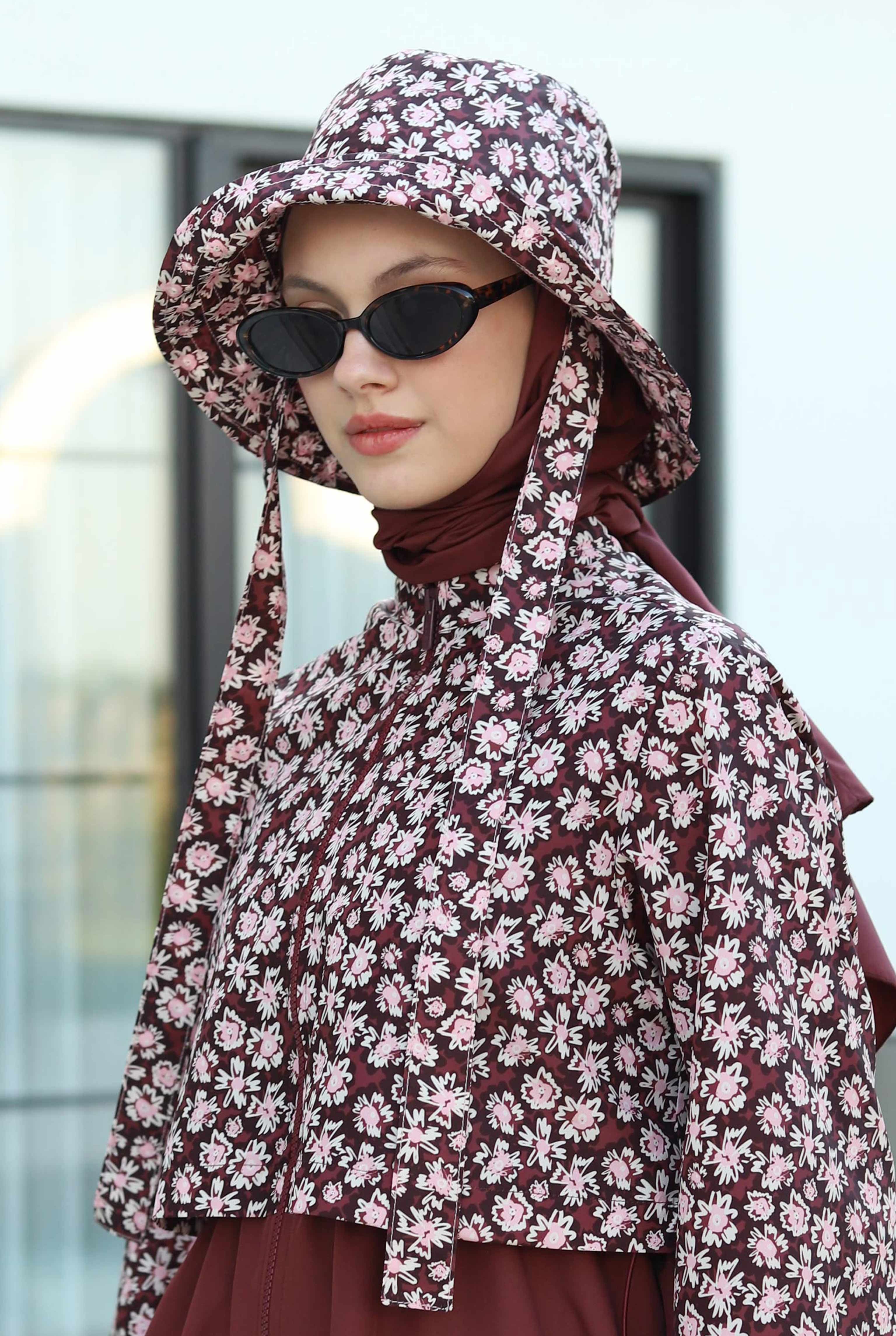 Bucket Hat Bloomy Patterned - 1