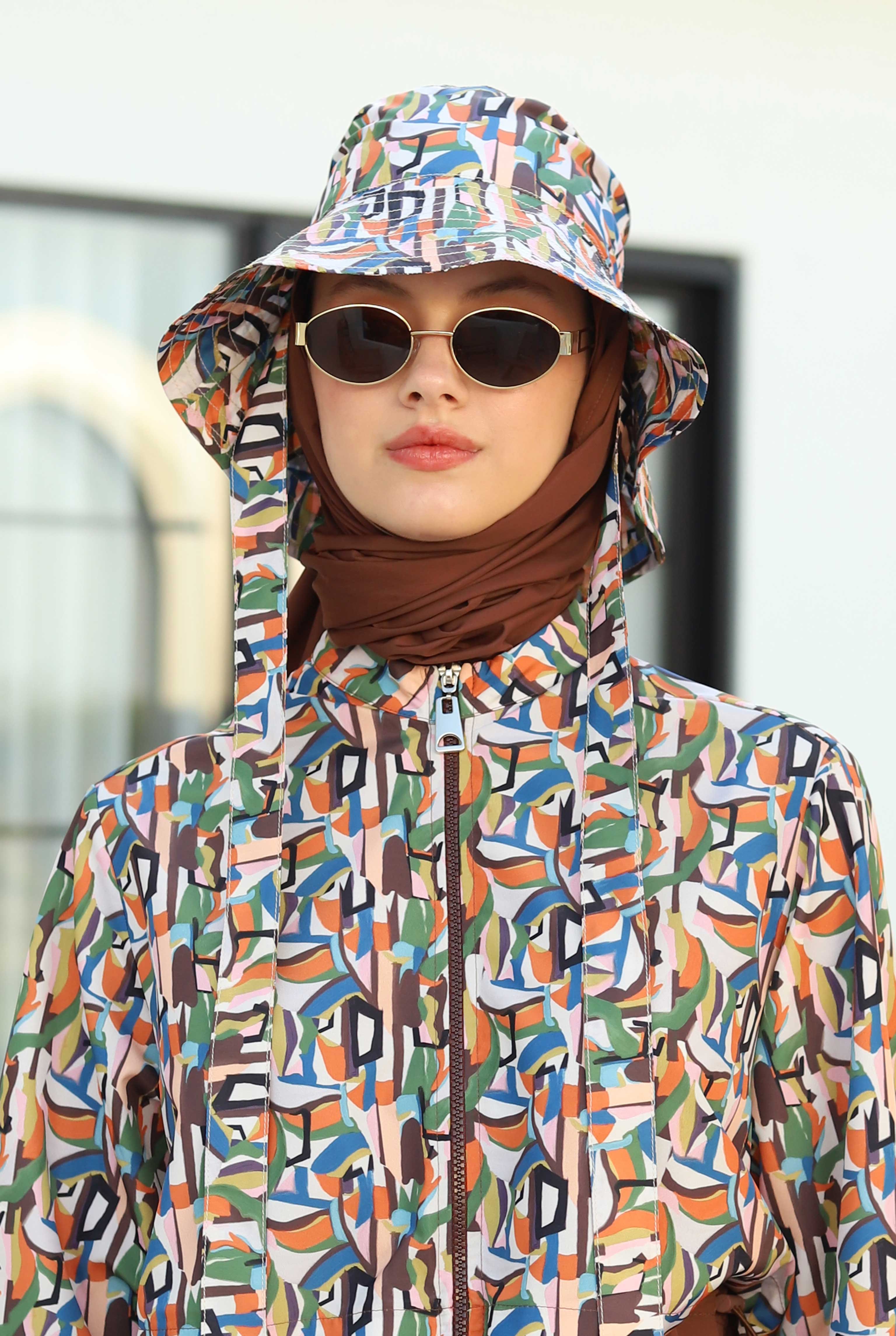 Bucket Hat Fractal Patterned - 1