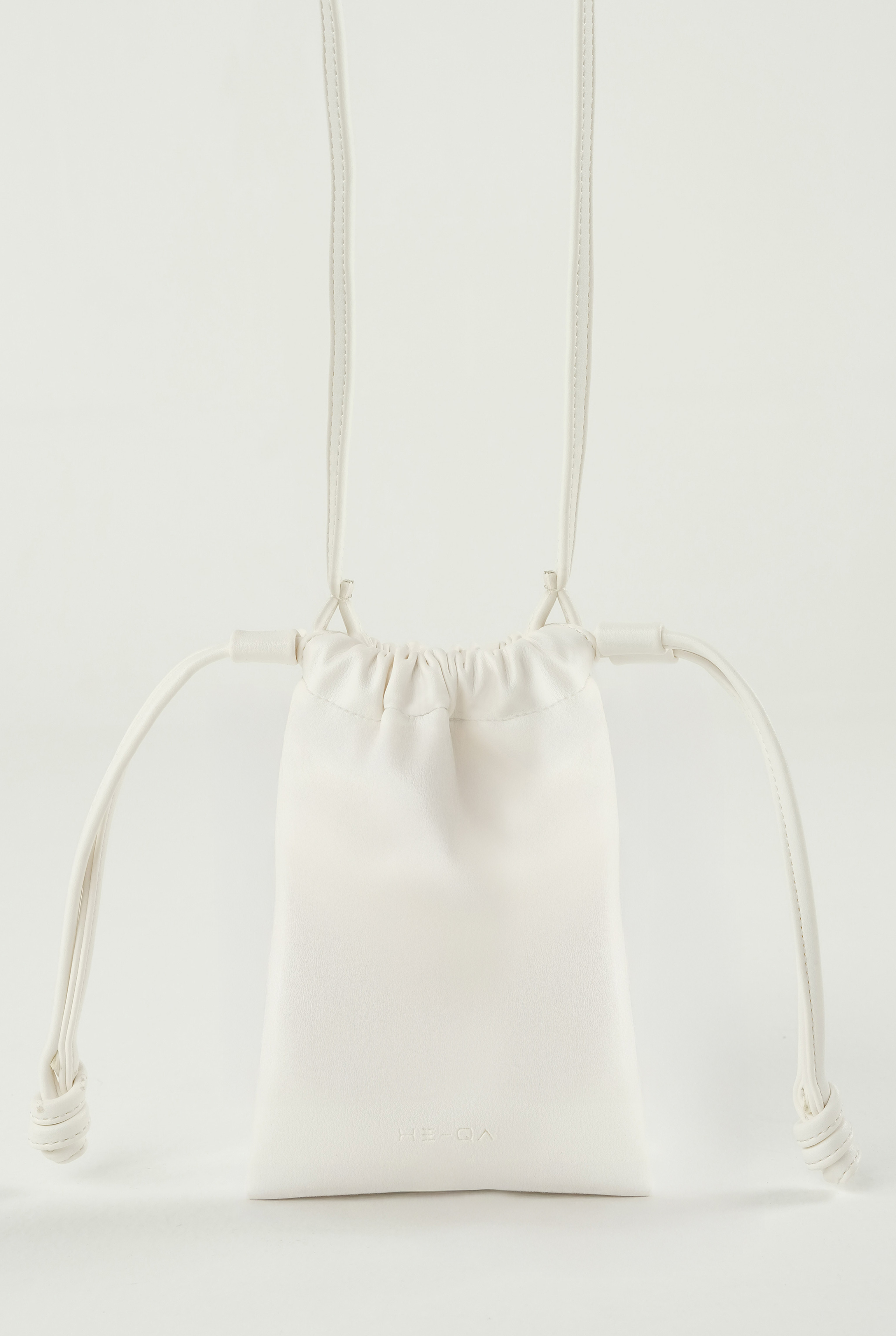 Mini Drawstring Bag White - 4