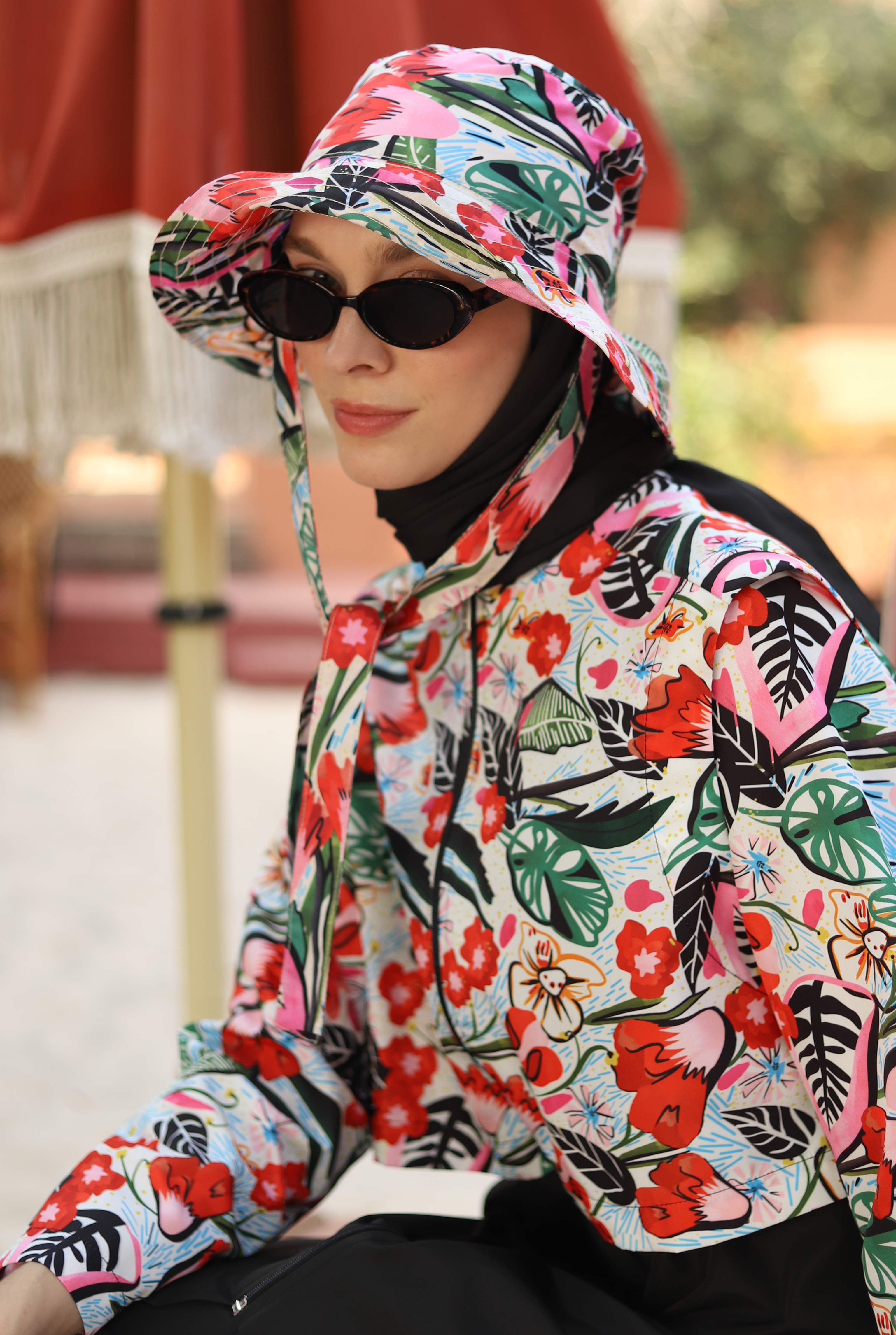 Patterned Swimsuit Calypso - 4
