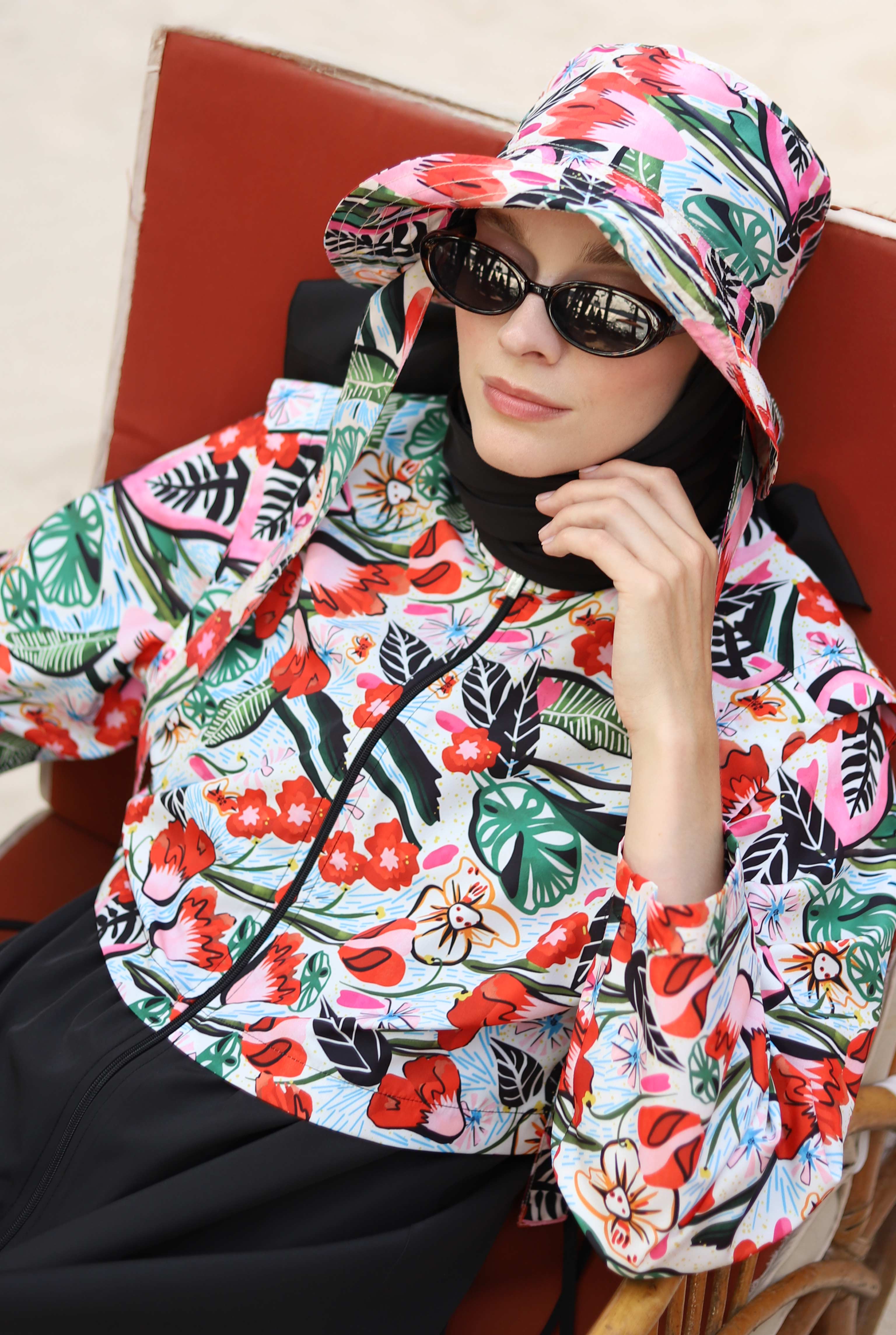 Patterned Swimsuit Calypso - 2