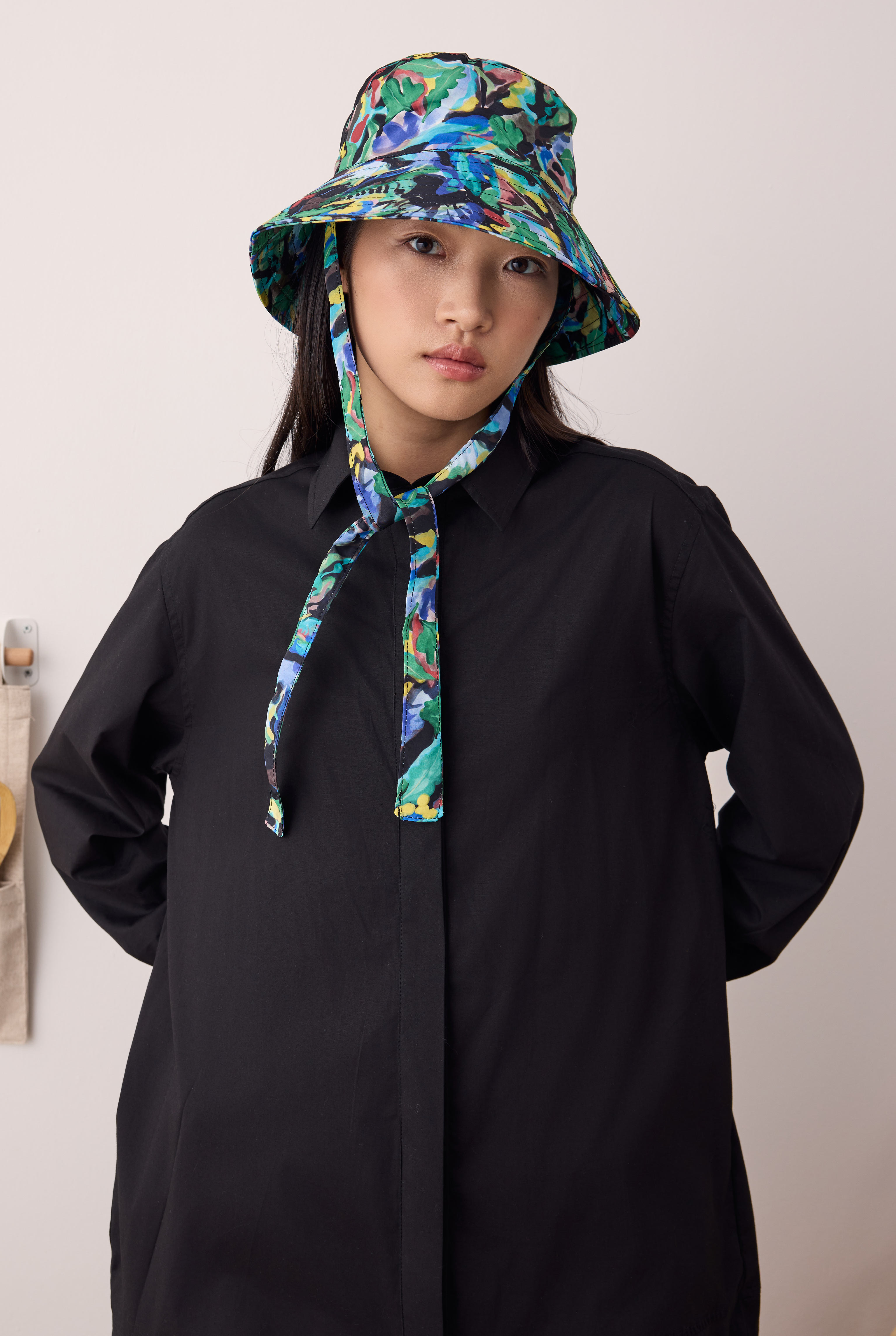Bucket Hat Tropical Patterned - 2