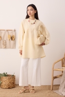 V Panama Tunik Vanilya 