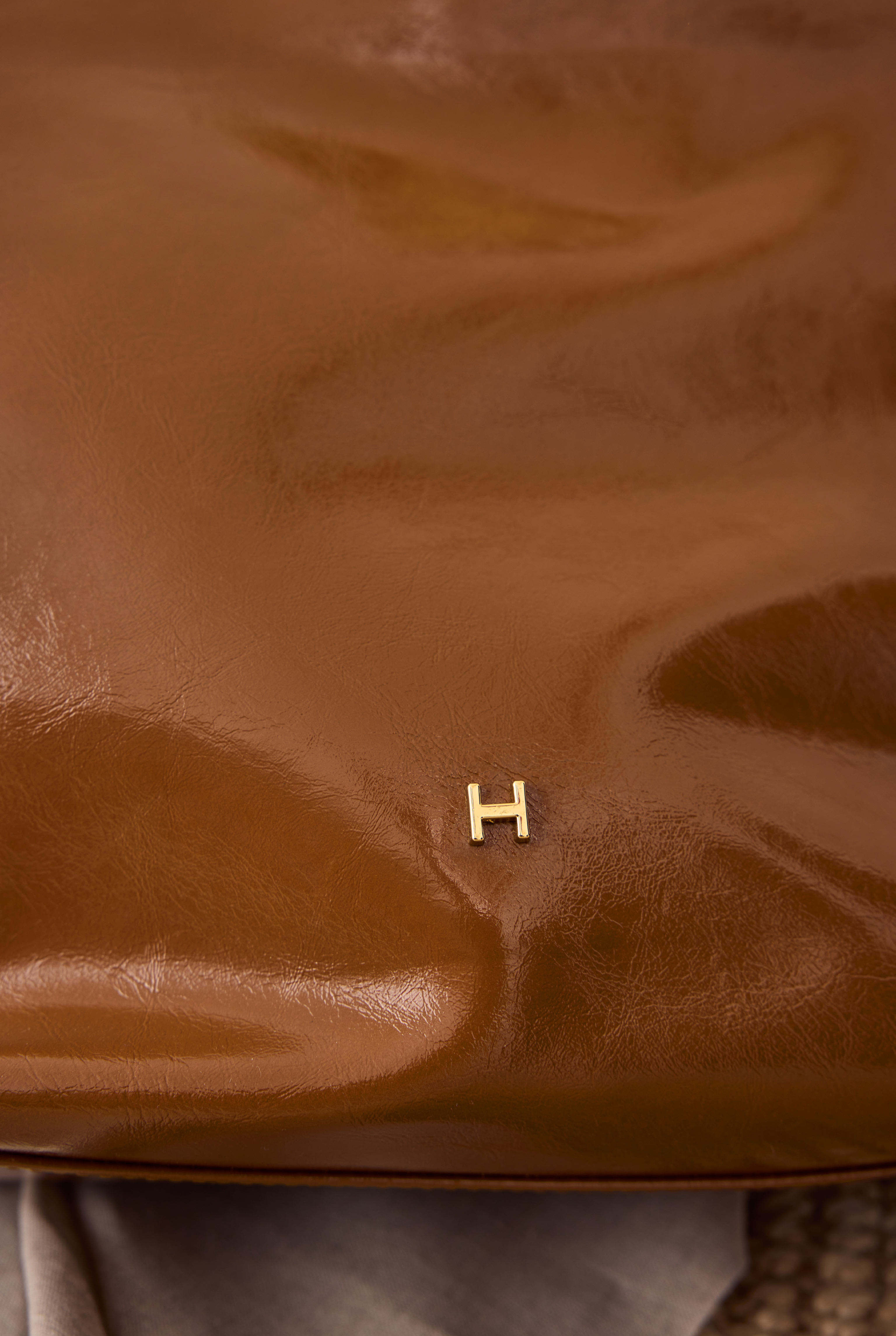 Leather Tote Bag Tan - 4
