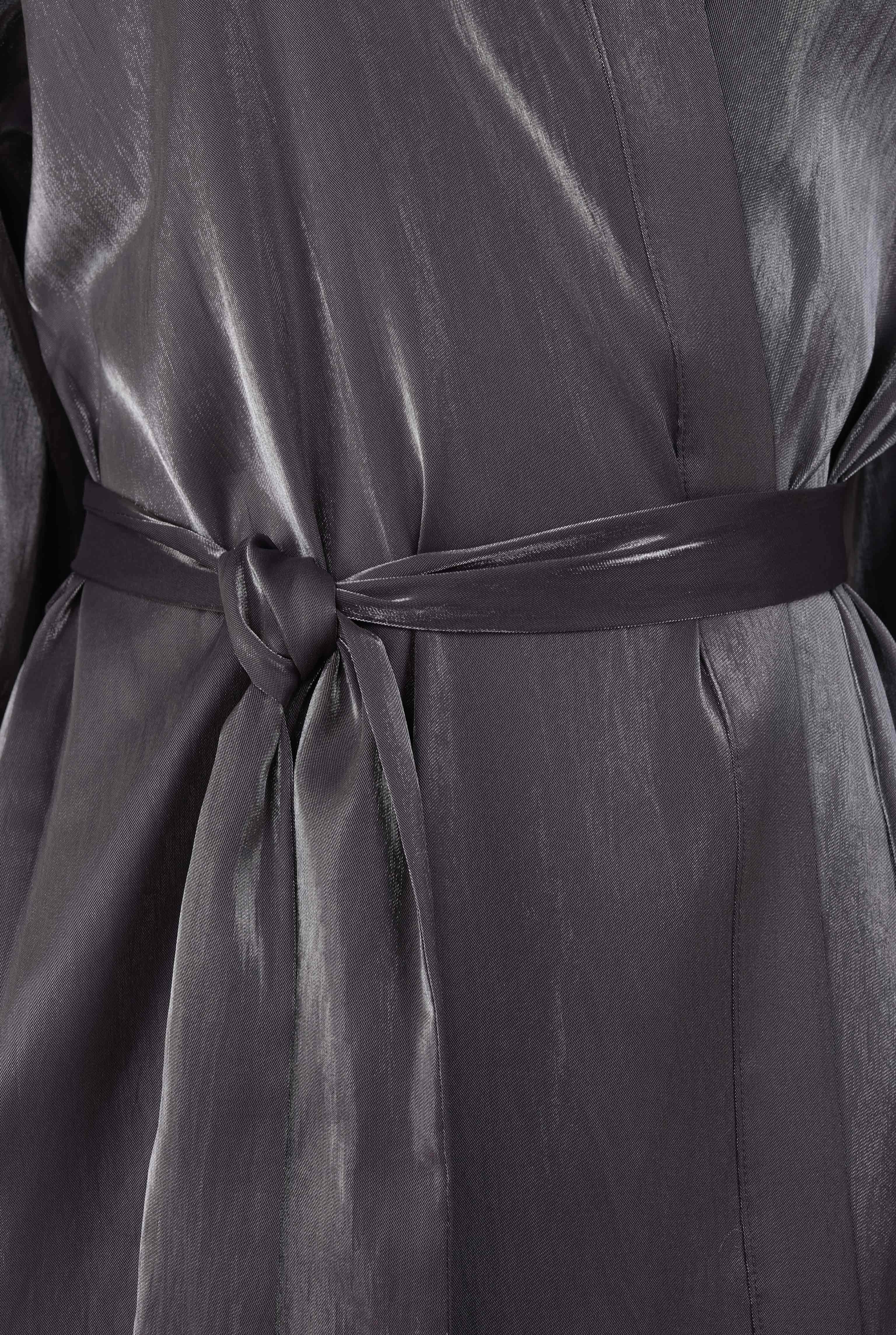 Pearlescent Abaya Black - 6