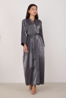 Pearlescent Abaya Black 