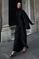 Two-piece Basic Dress Black 