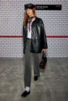 Sport Cut Leather Jacket Black 
