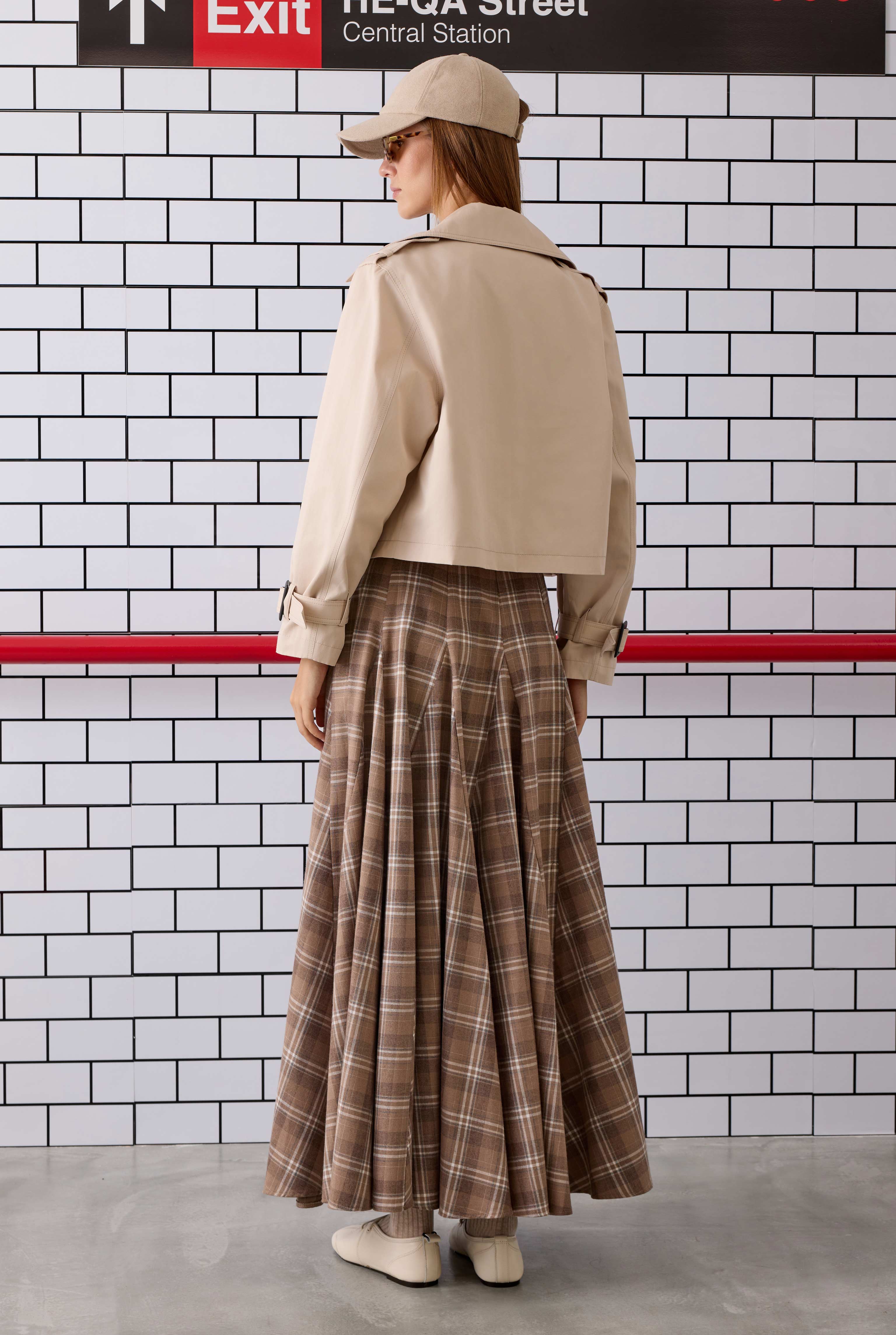 Short Trenchcoat Soft Cashmere - 5