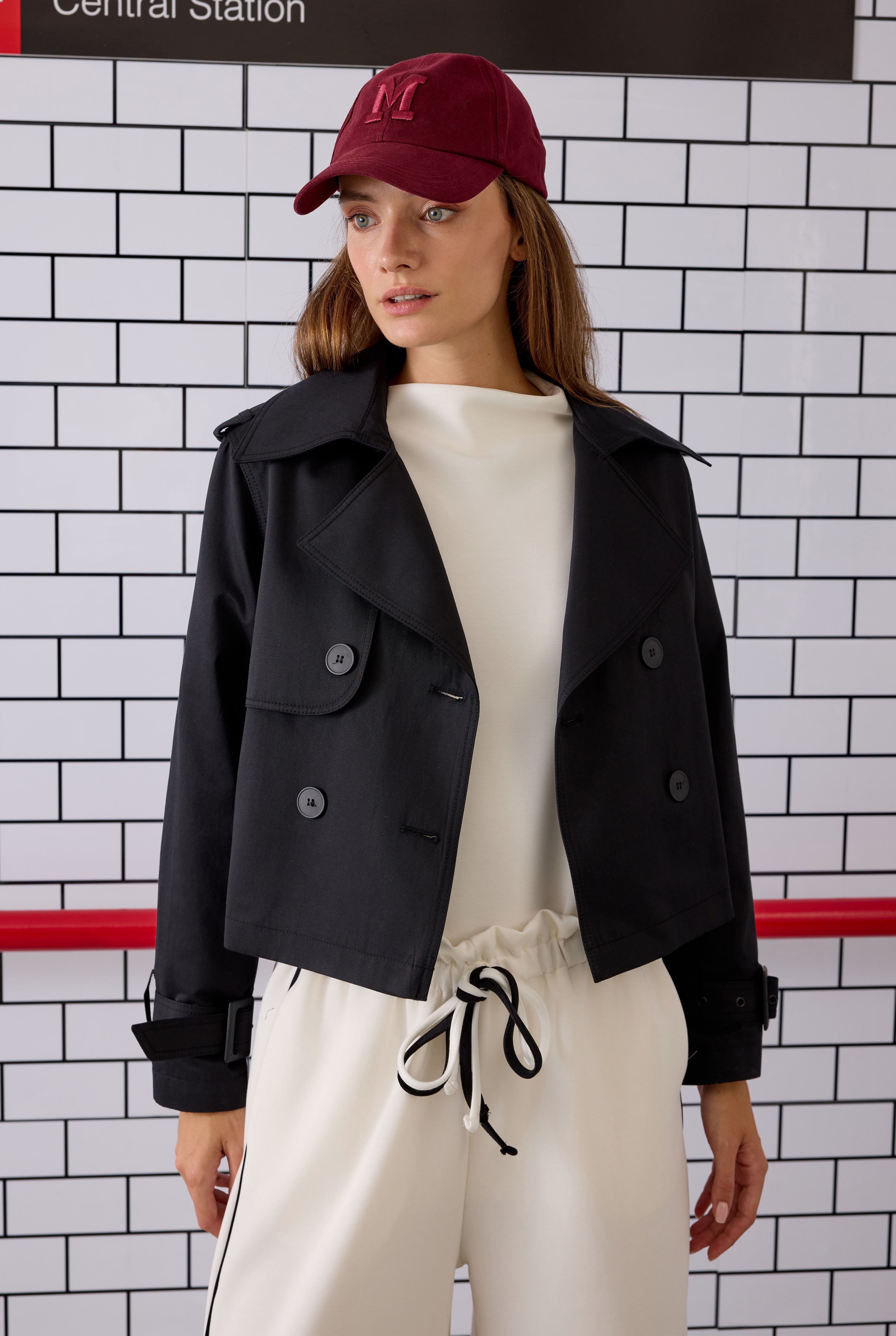 Short Trenchcoat Black - 3