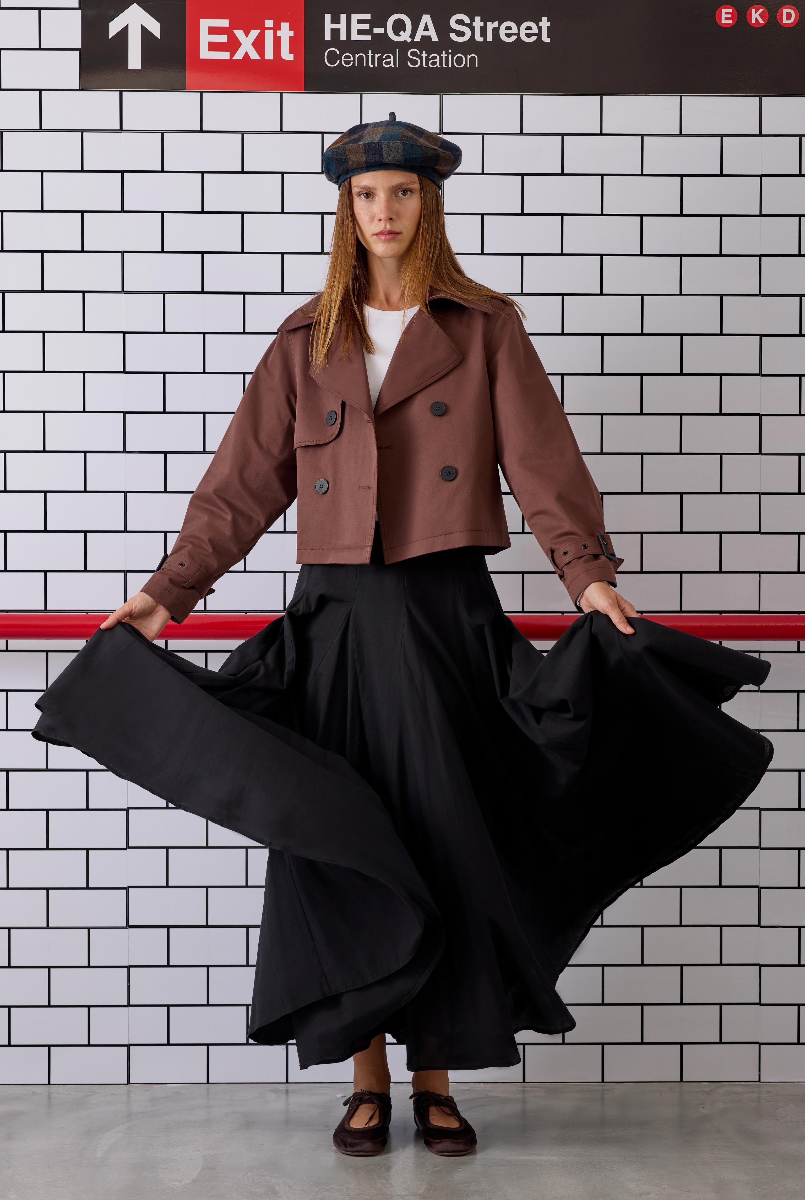 Short Trenchcoat Brown - 3