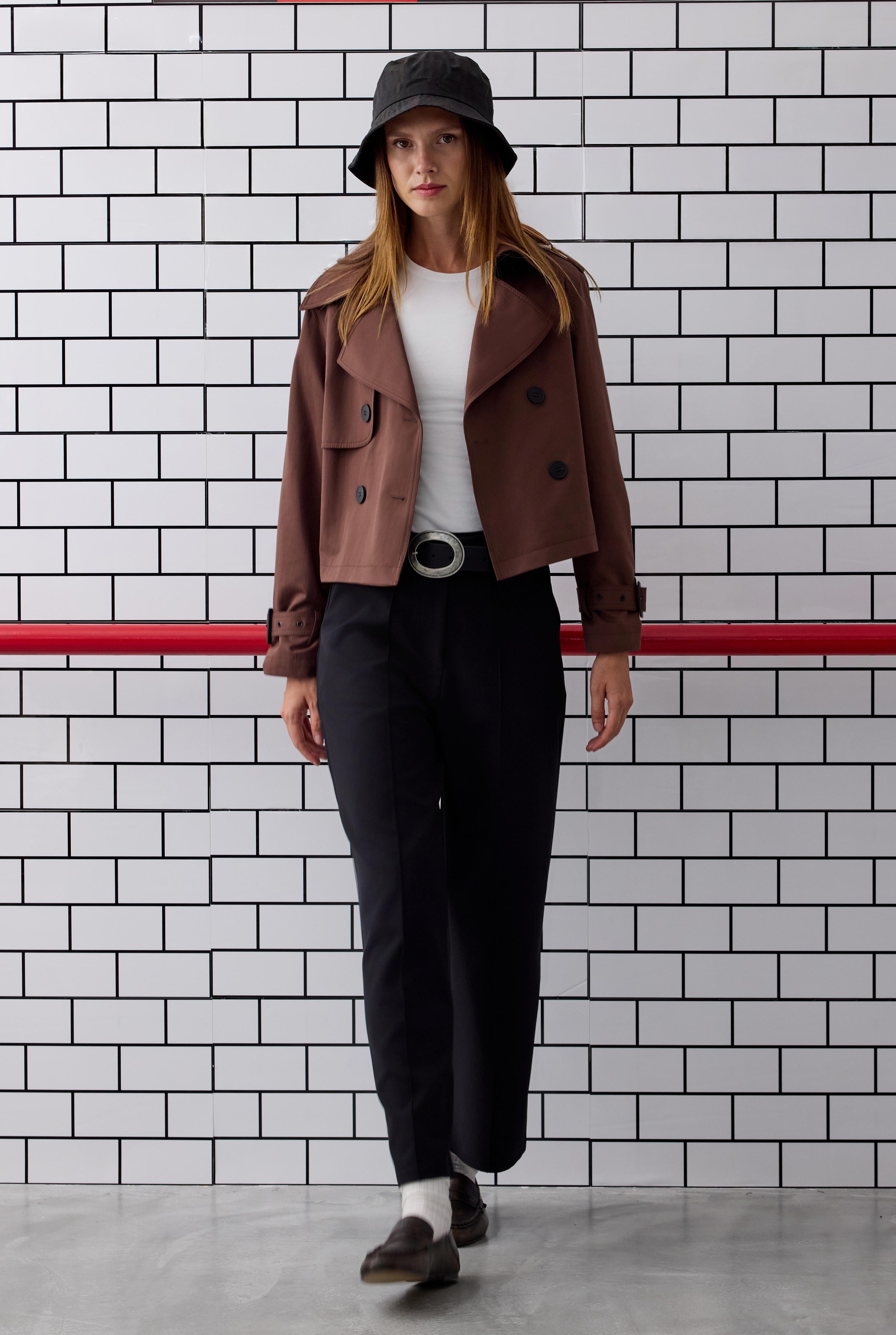 Short Trenchcoat Brown - 6