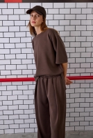 Modal Basic T-shirt Dark Brown 
